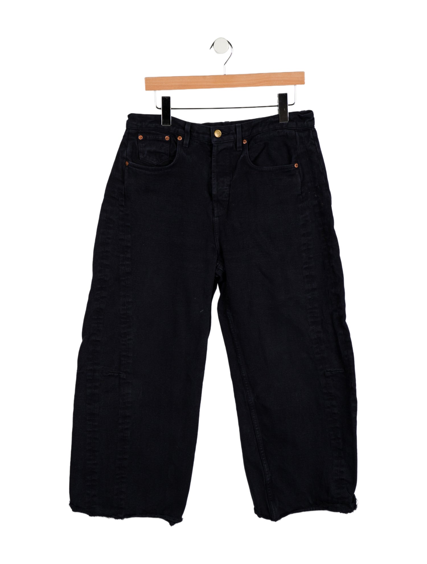 B Sides High-Rise Wide Leg Jeans