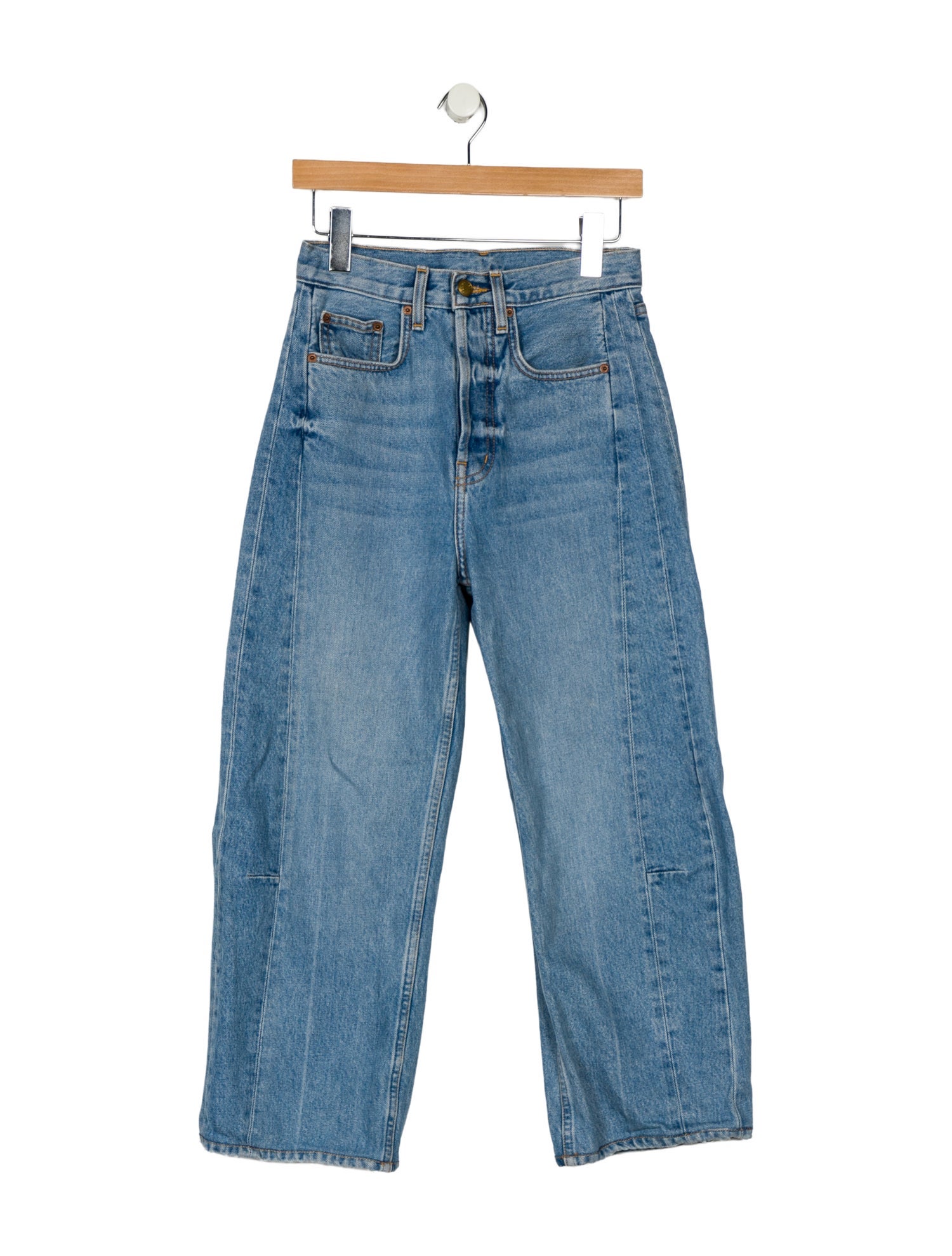 B Sides High-Rise Wide Leg Jeans