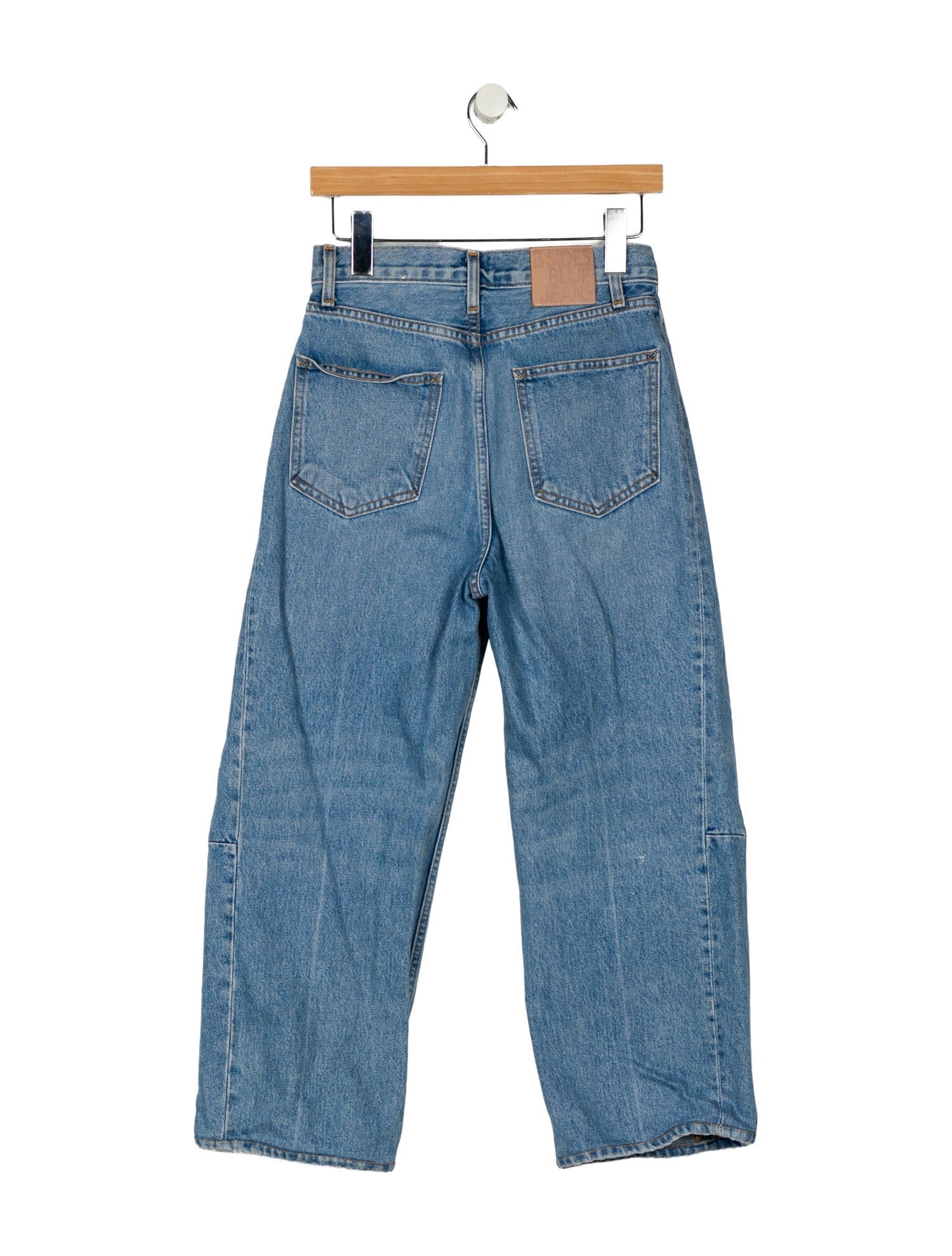 B Sides High-Rise Wide Leg Jeans