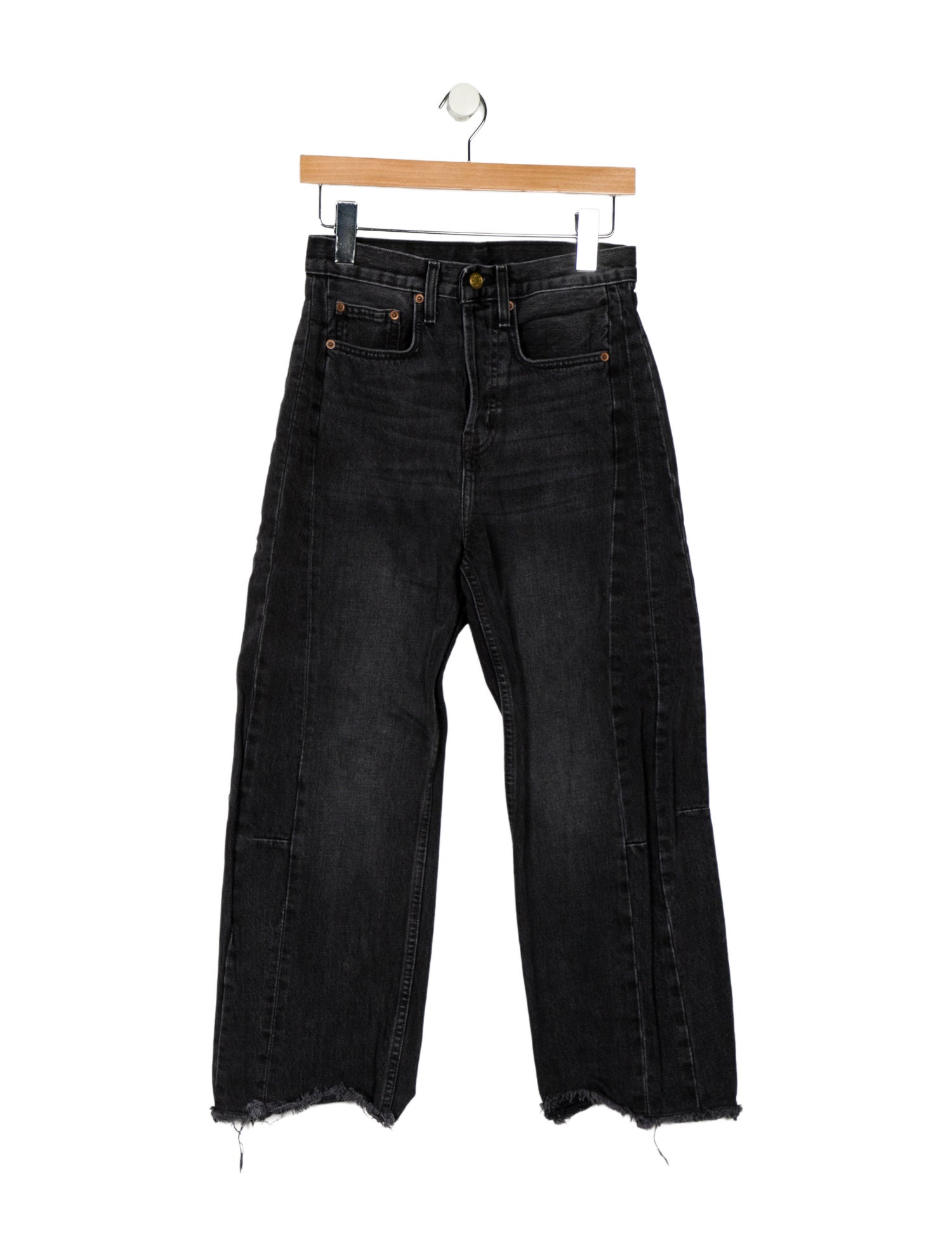 B Sides High-Rise Wide Leg Jeans