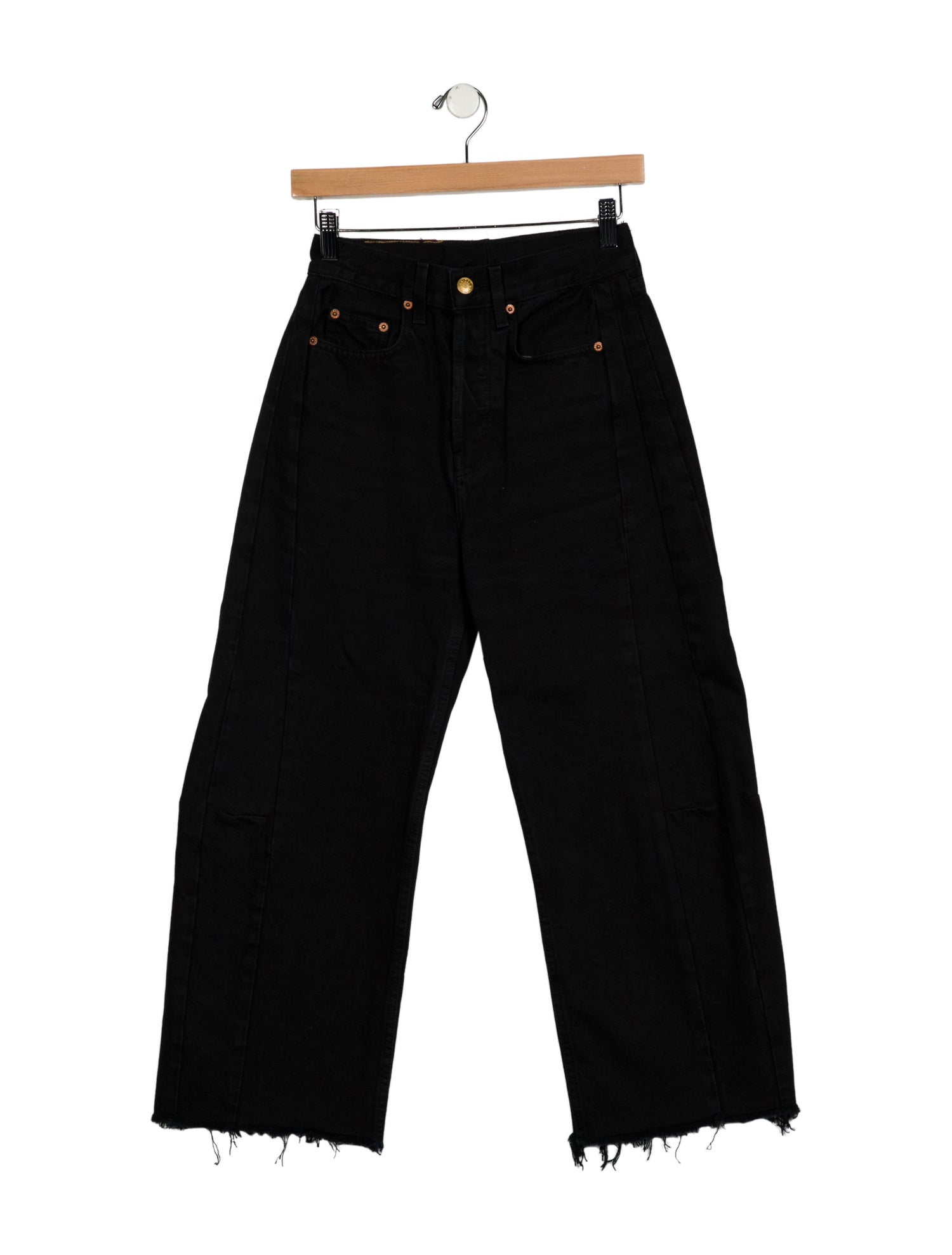 B Sides High-Rise Wide Leg Jeans