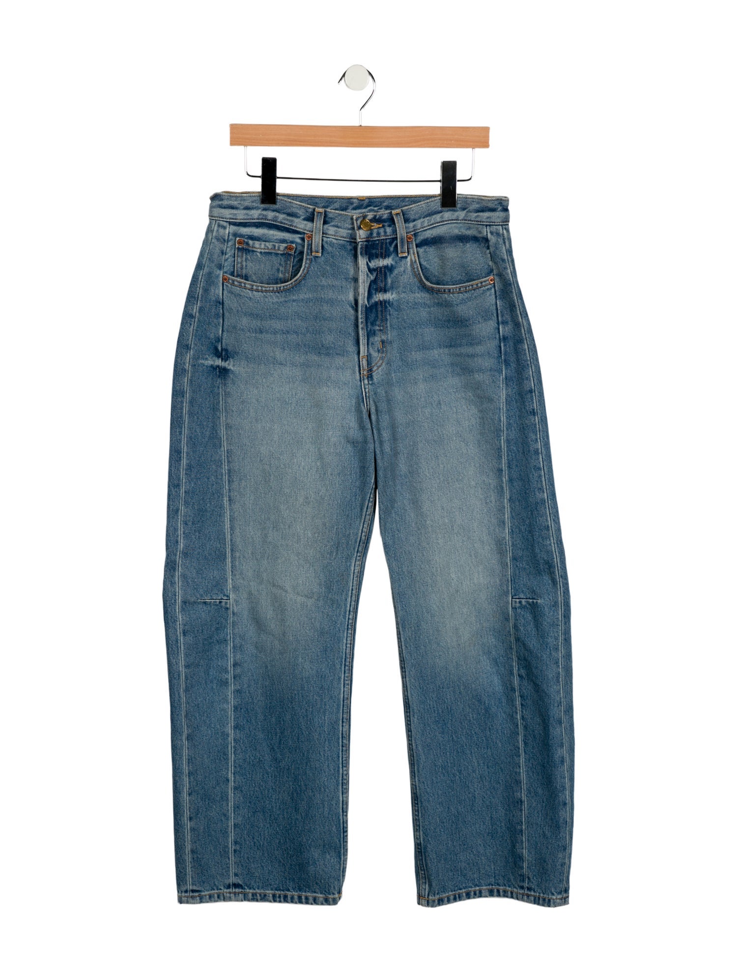 B Sides High-Rise Wide Leg Jeans