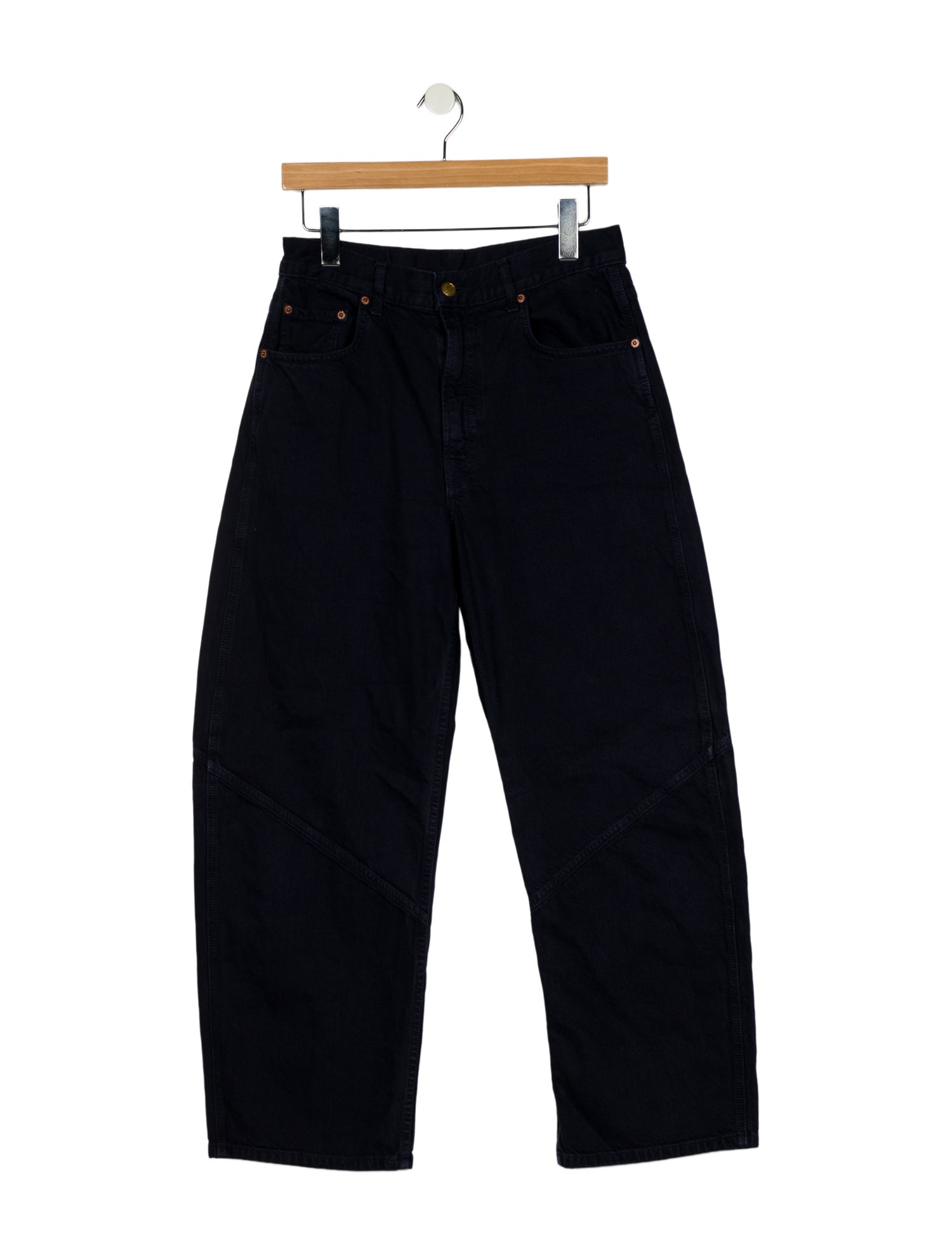 B Sides High-Rise Wide Leg Jeans
