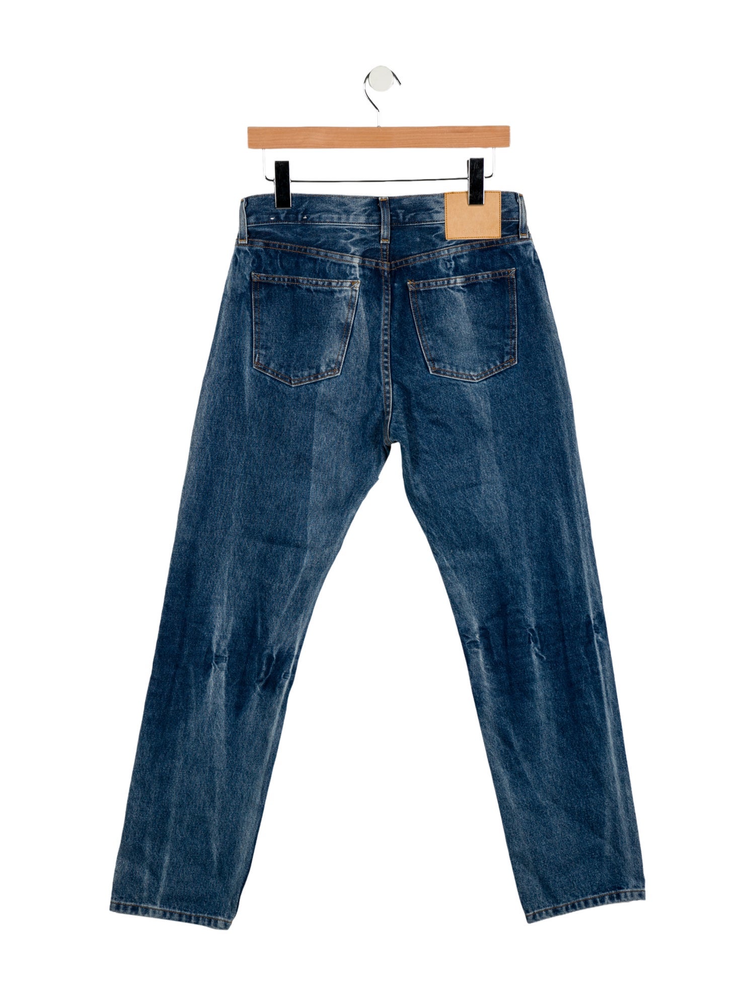 B Sides Mid-Rise Straight Leg Jeans