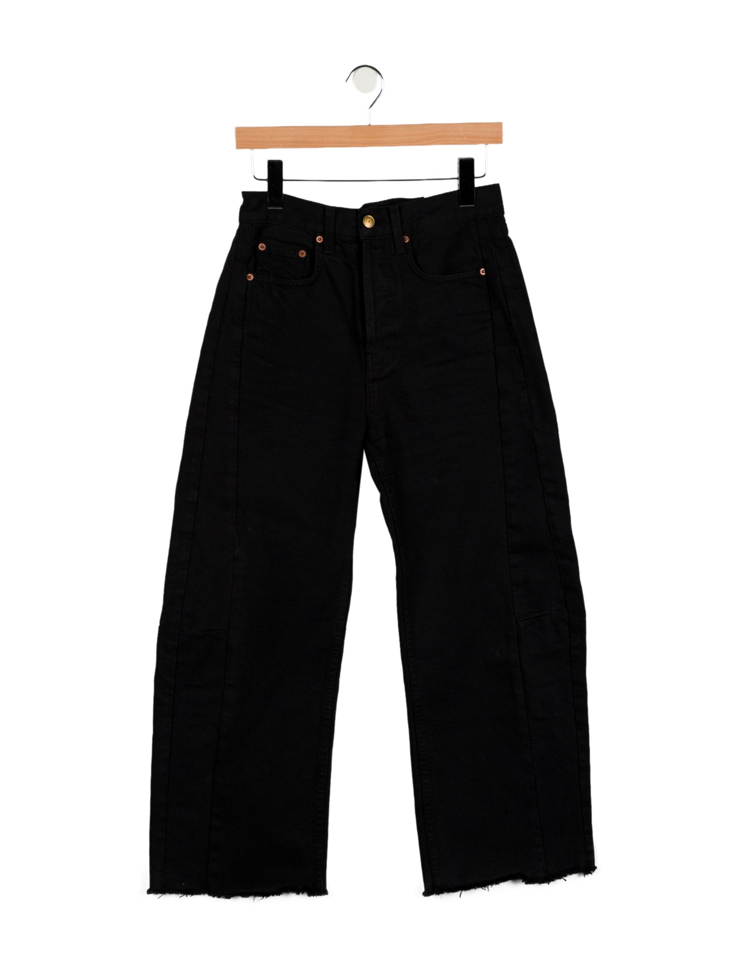 B Sides High-Rise Wide Leg Jeans