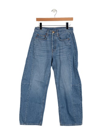 B Sides High-Rise Wide Leg Jeans