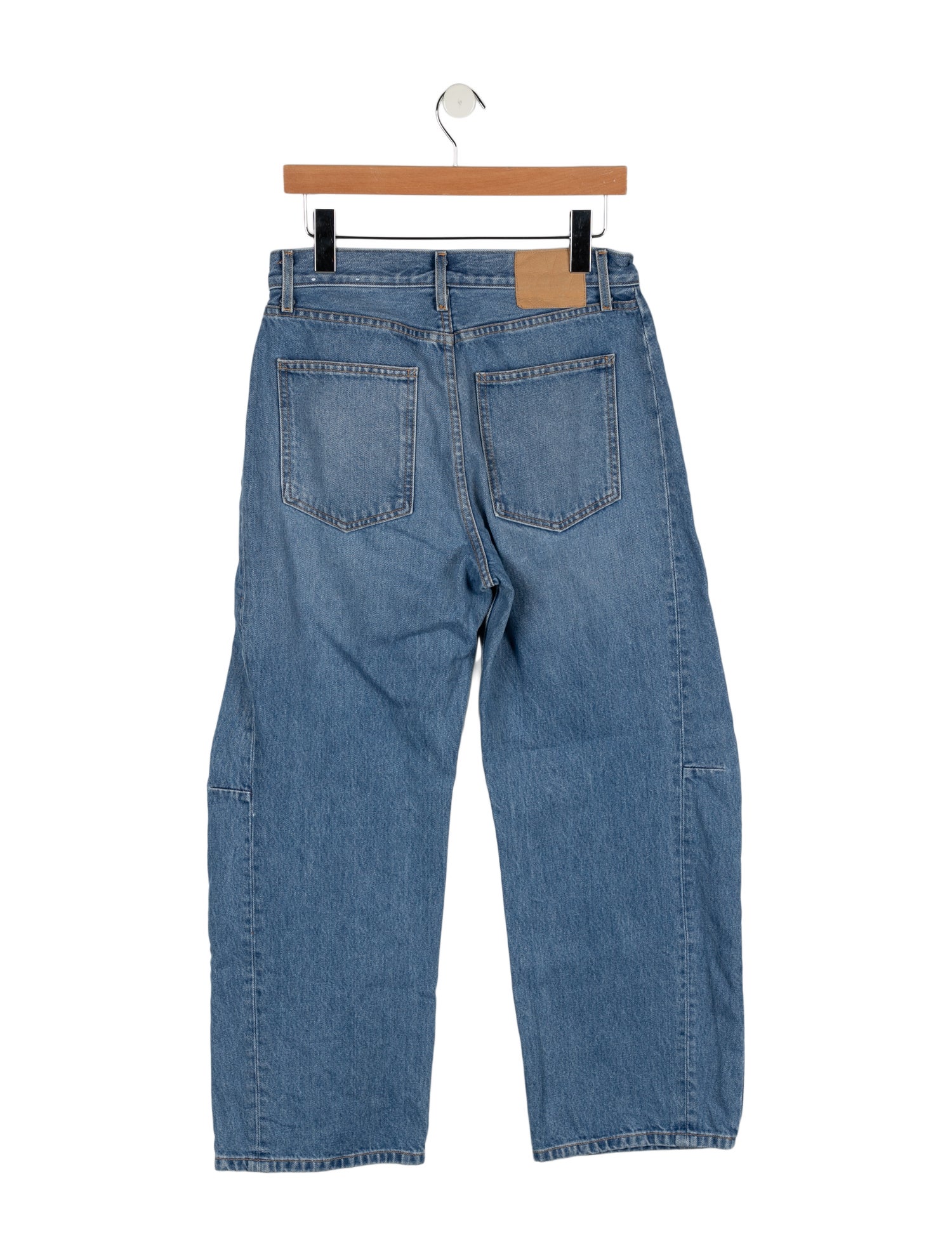 B Sides High-Rise Wide Leg Jeans