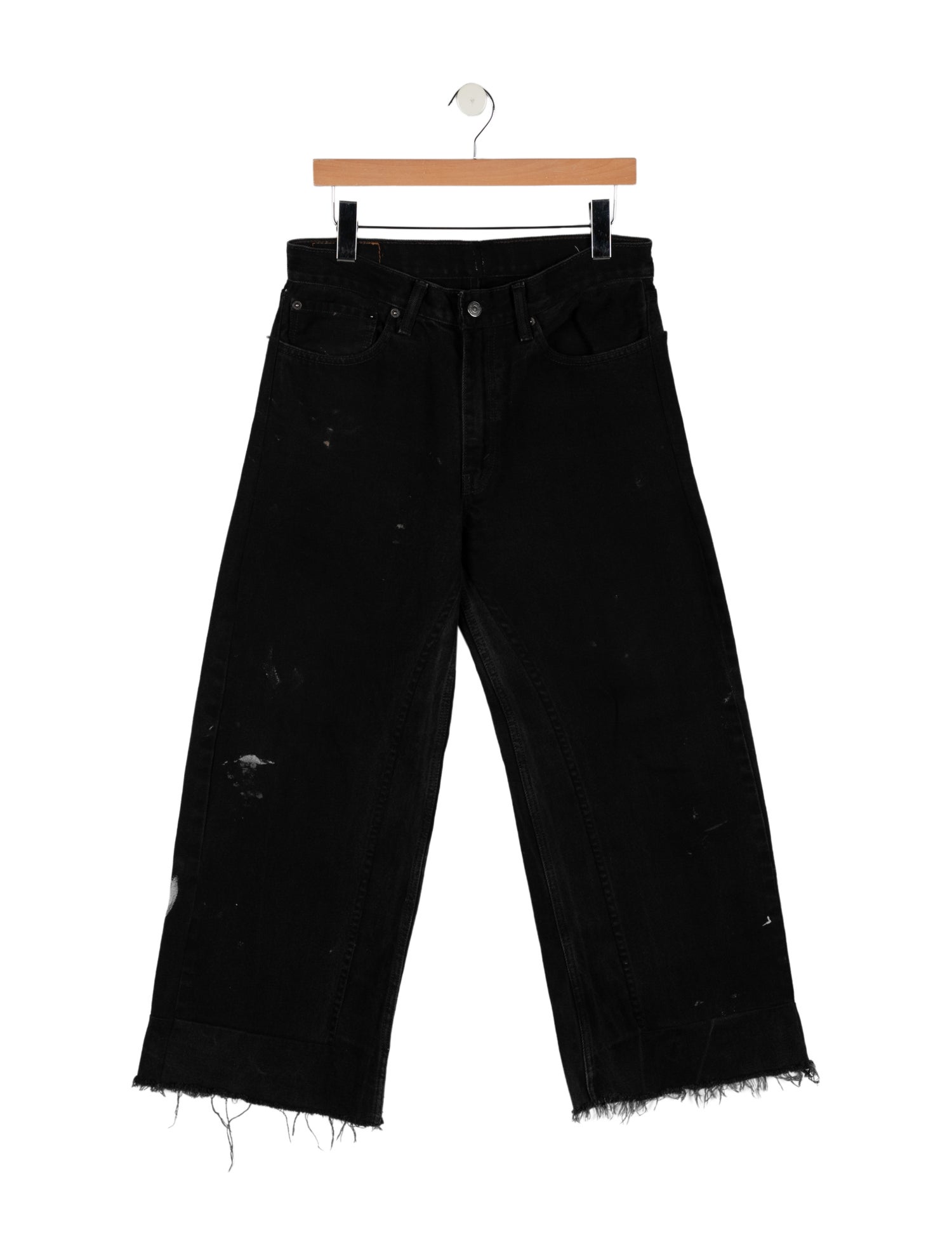 B Sides High-Rise Wide Leg Jeans