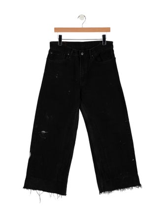B Sides High-Rise Wide Leg Jeans
