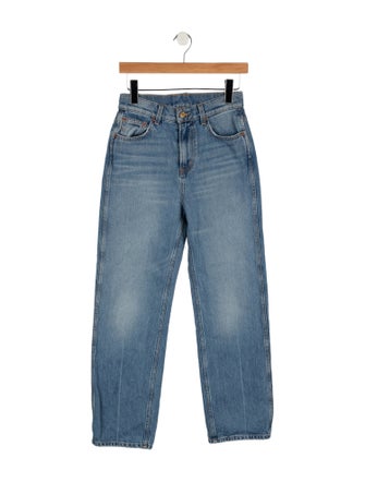 B Sides High-Rise Straight Leg Jeans