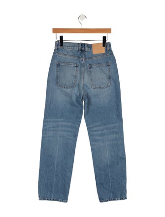 B Sides High-Rise Straight Leg Jeans