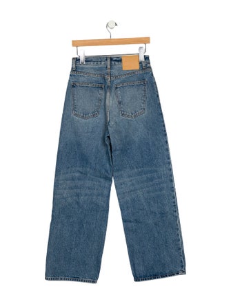 B Sides High-Rise Wide Leg Jeans