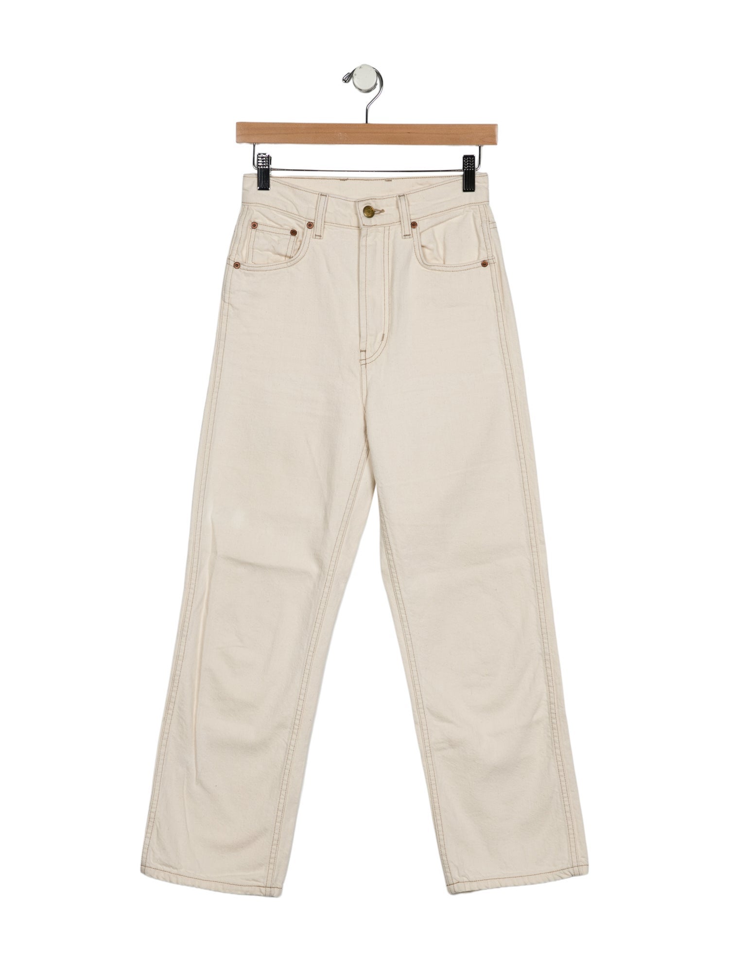 B Sides High-Rise Straight Leg Jeans