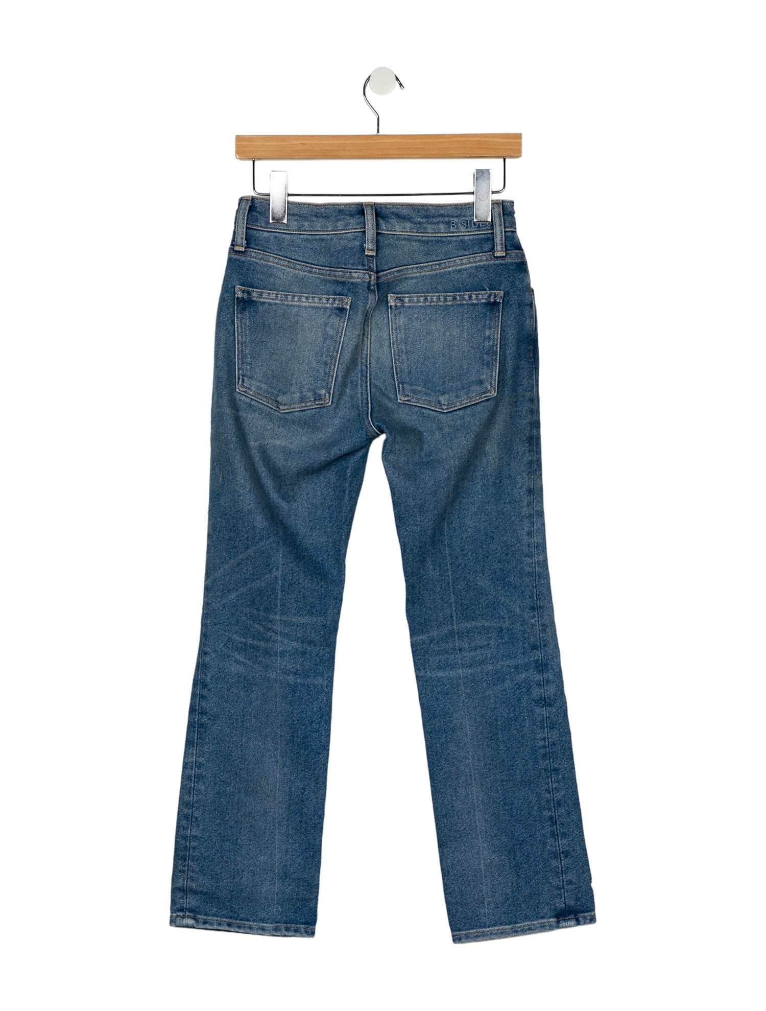 B Sides Mid-Rise Straight Leg Jeans