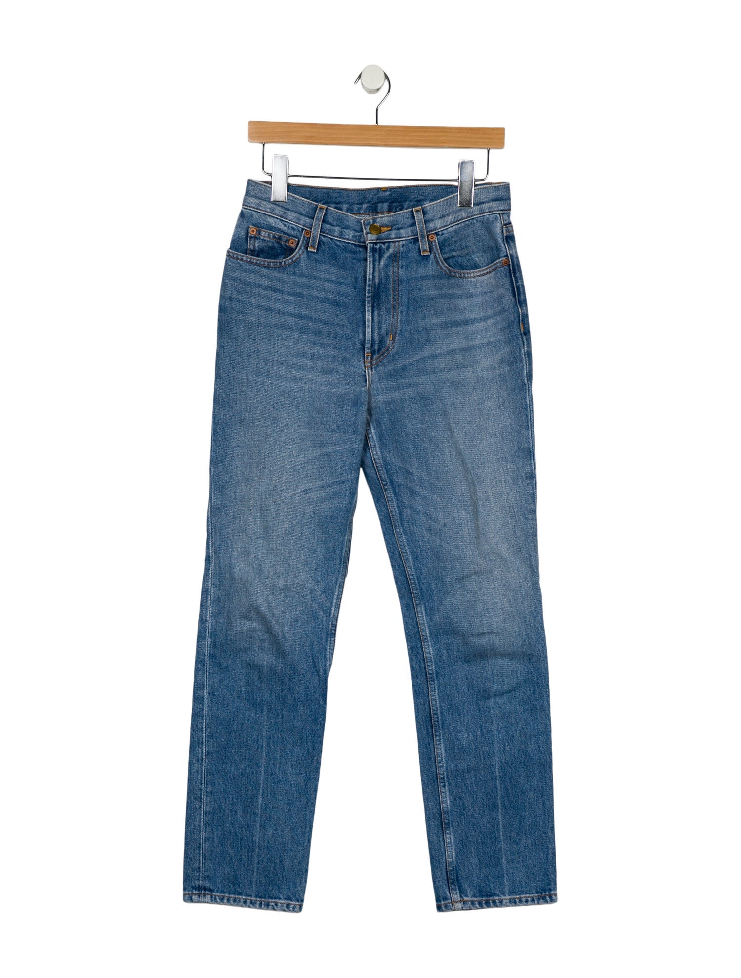B Sides Mid-Rise Straight Leg Jeans