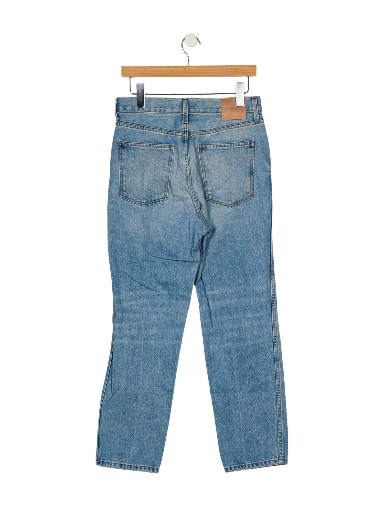 B Sides High-Rise Straight Leg Jeans