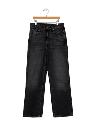 B Sides High-Rise Wide Leg Jeans