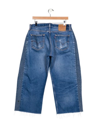 B Sides High-Rise Wide Leg Jeans