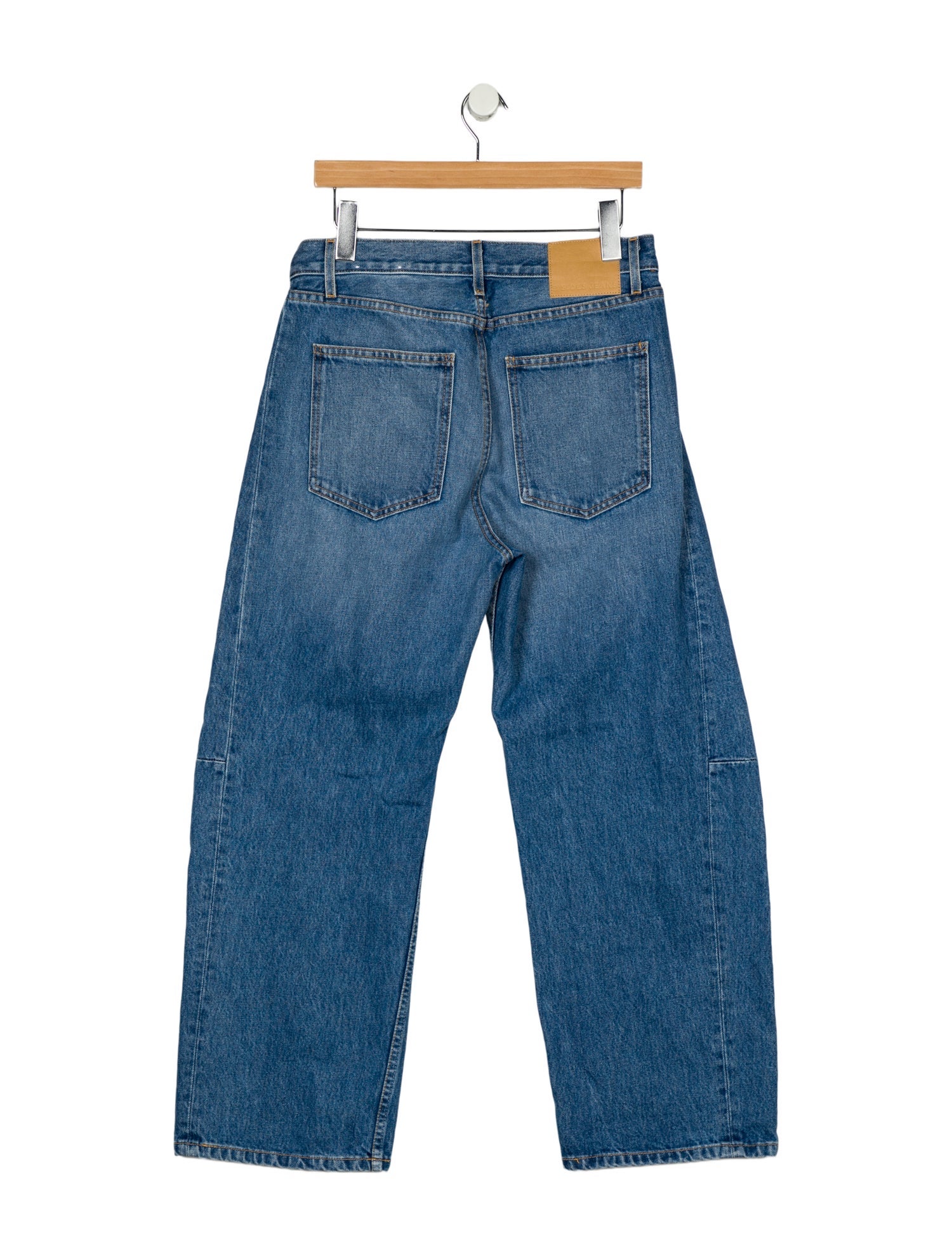 B Sides High-Rise Wide Leg Jeans