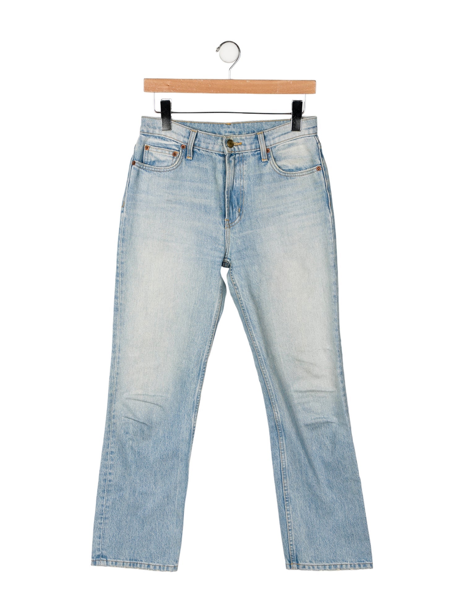 B Sides Mid-Rise Straight Leg Jeans