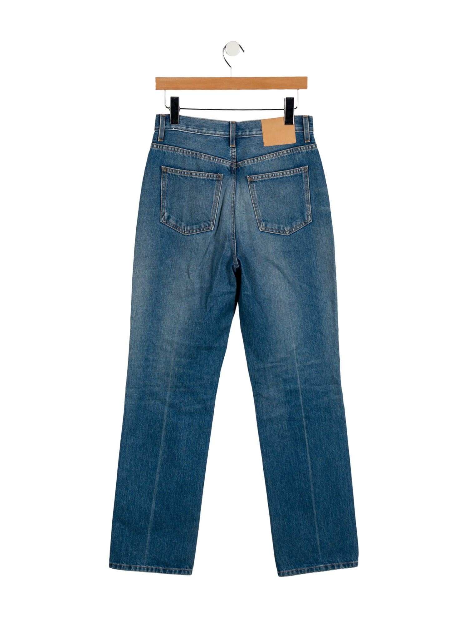B Sides High-Rise Straight Leg Jeans