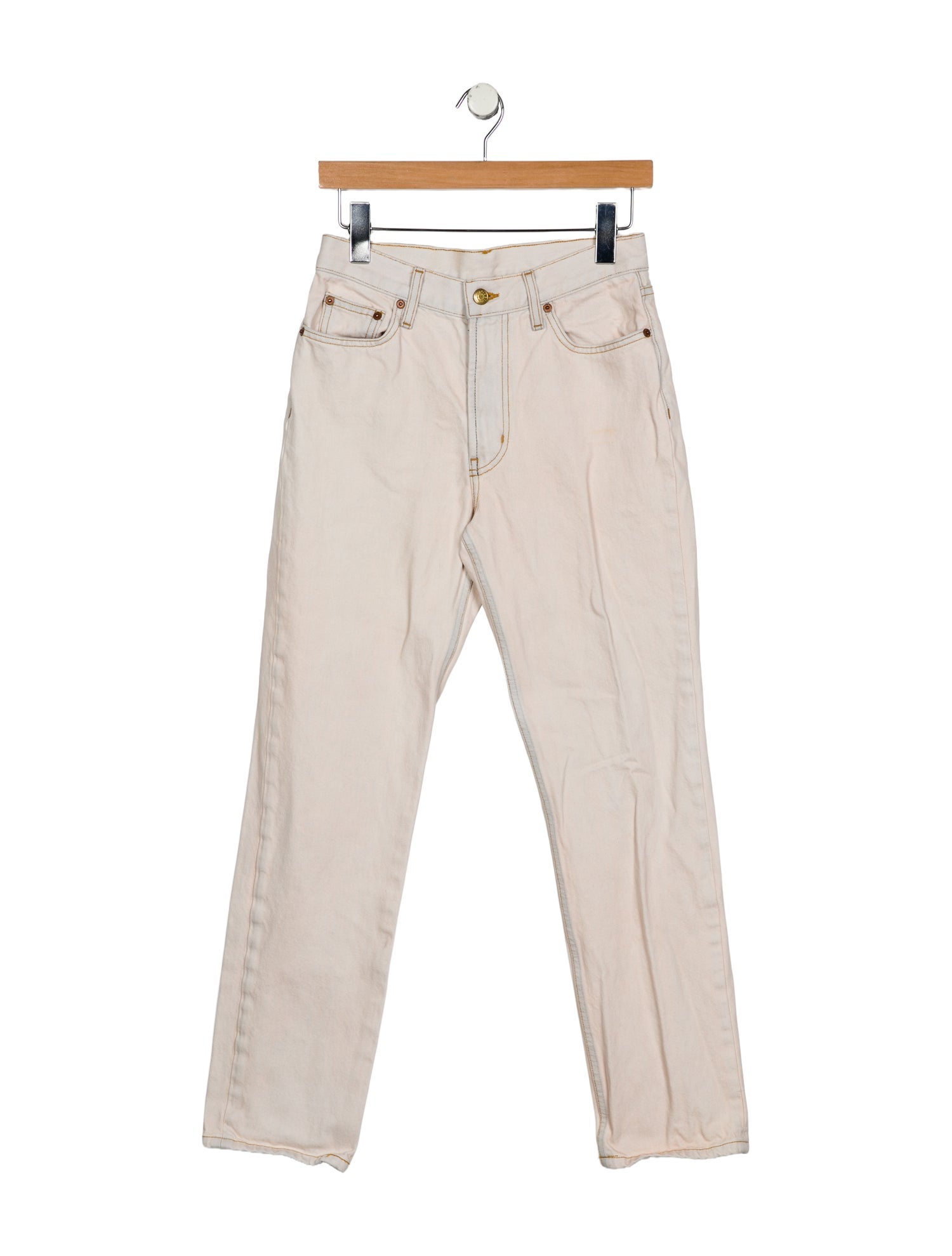B Sides High-Rise Straight Leg Jeans