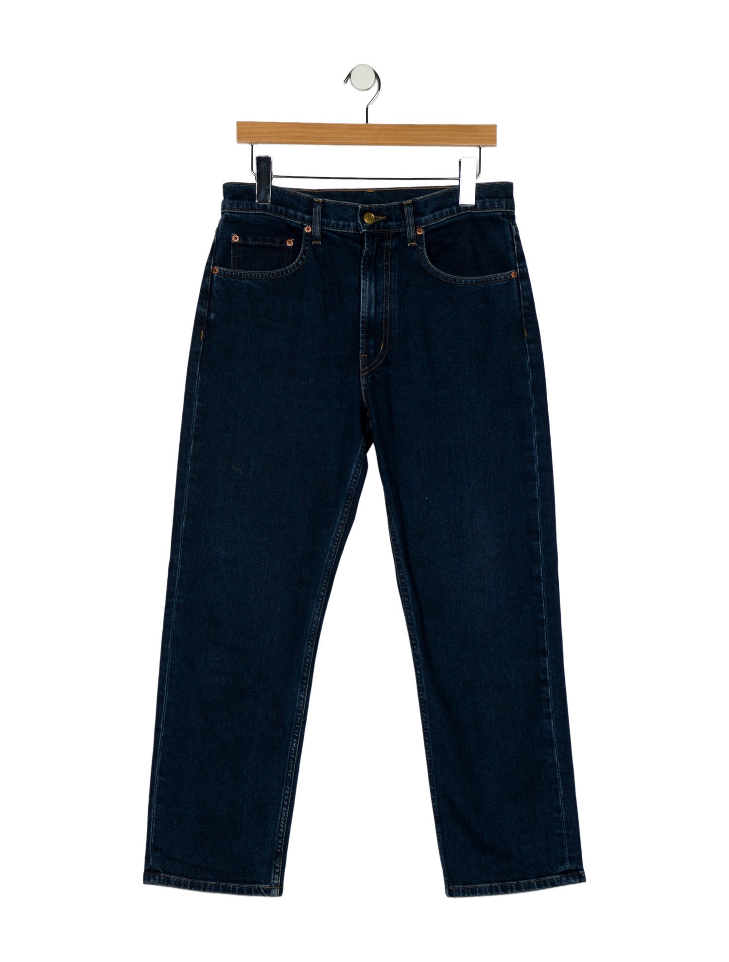 B Sides High-Rise Straight Leg Jeans