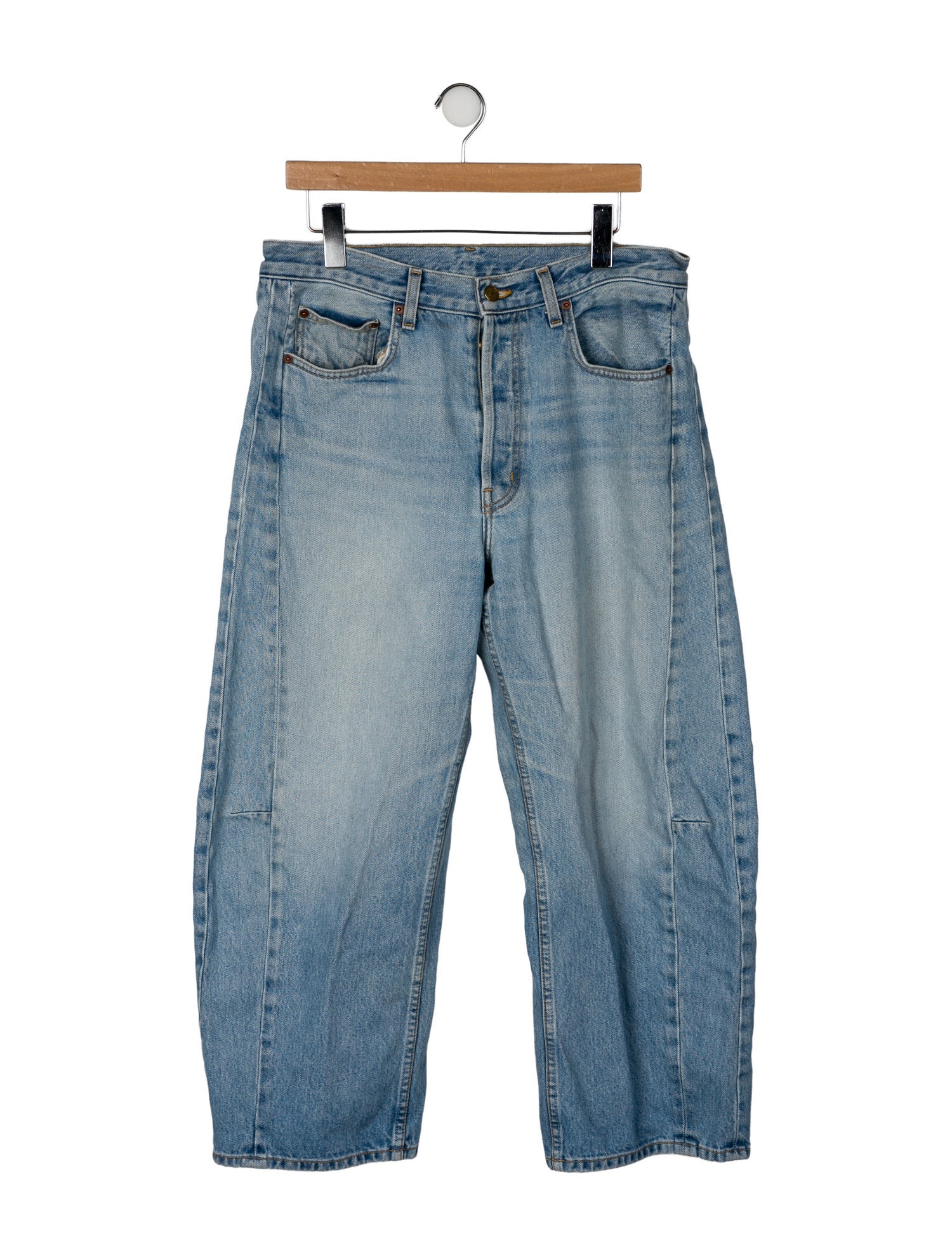 B Sides High-Rise Wide Leg Jeans