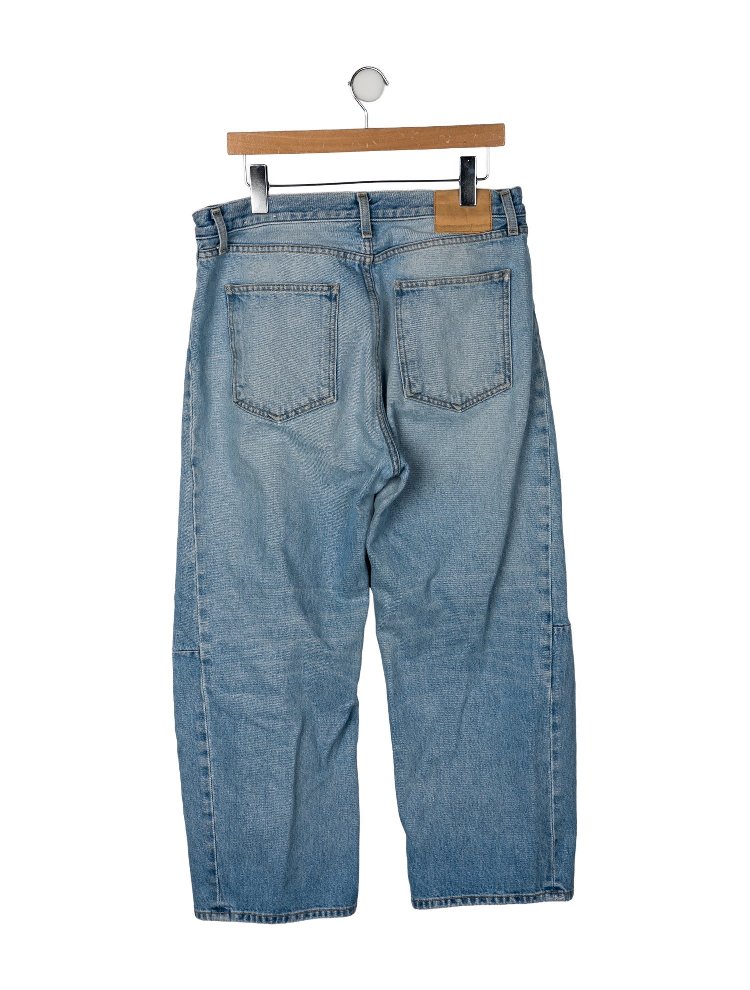 B Sides High-Rise Wide Leg Jeans