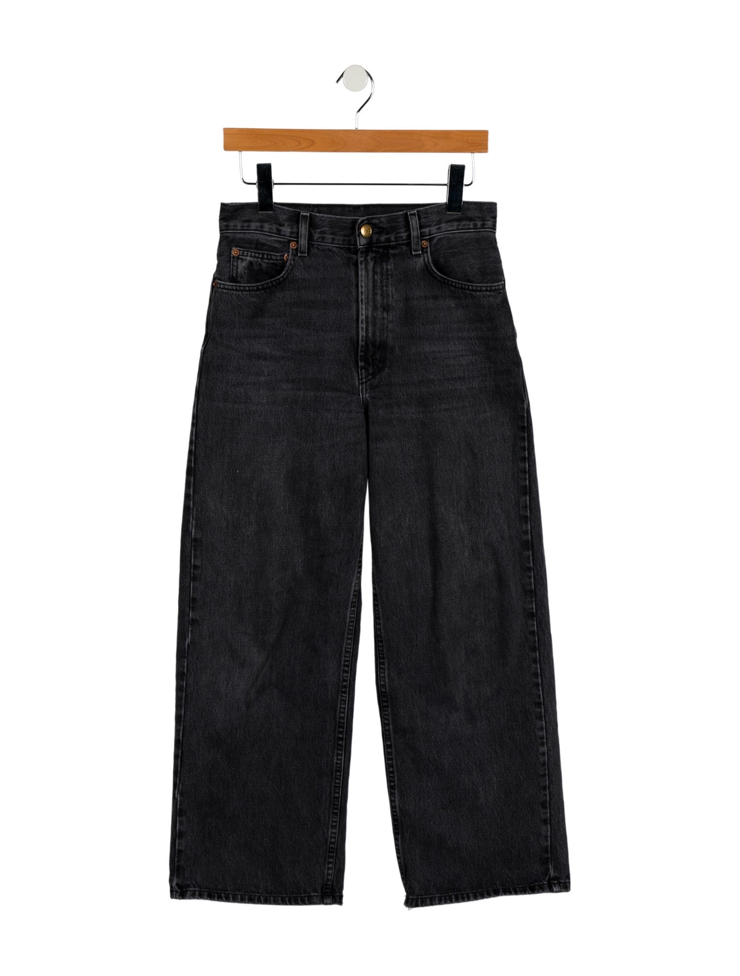 B Sides High-Rise Wide Leg Jeans