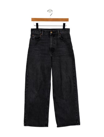 B Sides High-Rise Wide Leg Jeans