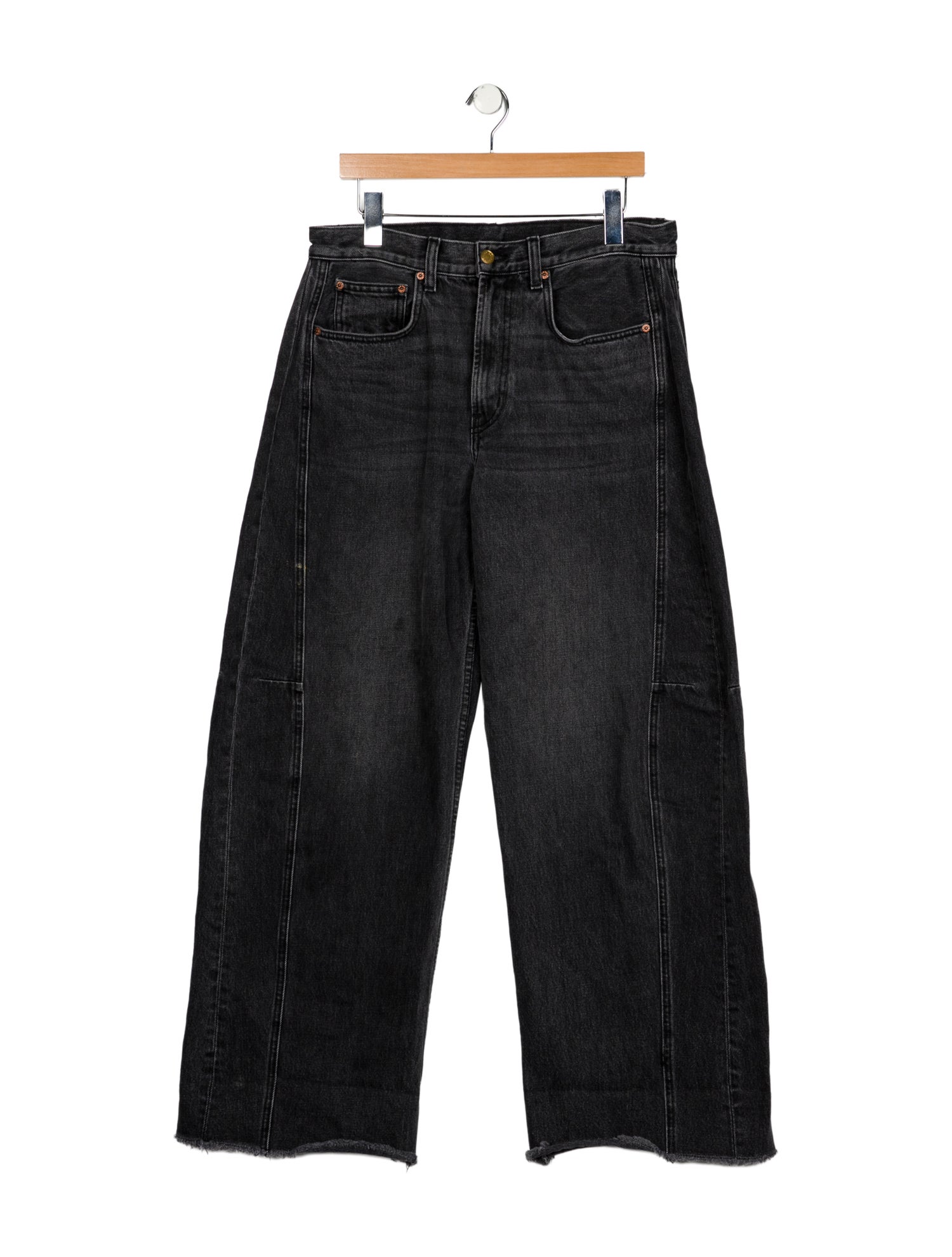 B Sides High-Rise Wide Leg Jeans