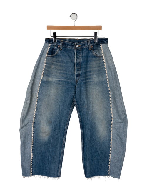 B Sides High-Rise Wide Leg Jeans