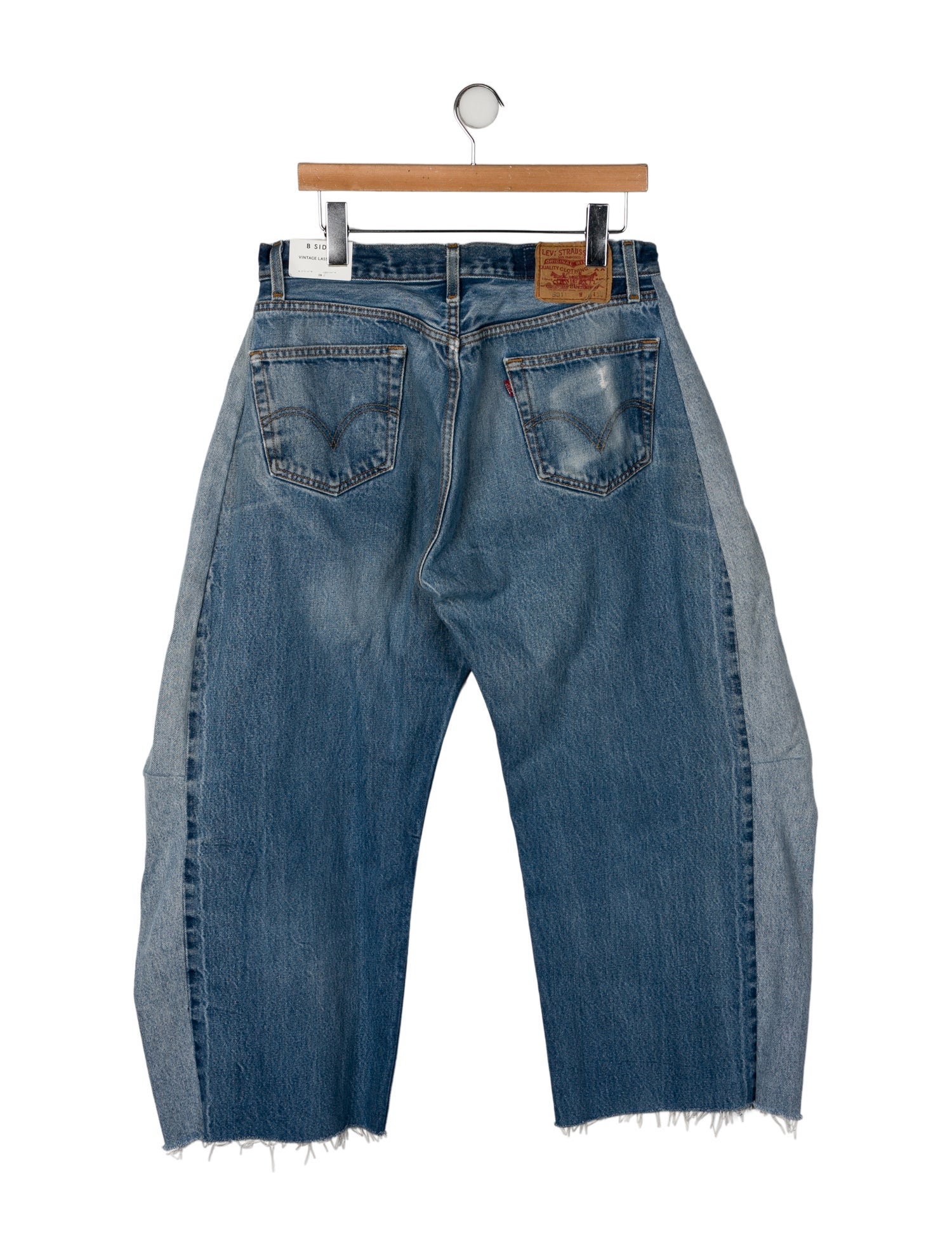 B Sides High-Rise Wide Leg Jeans