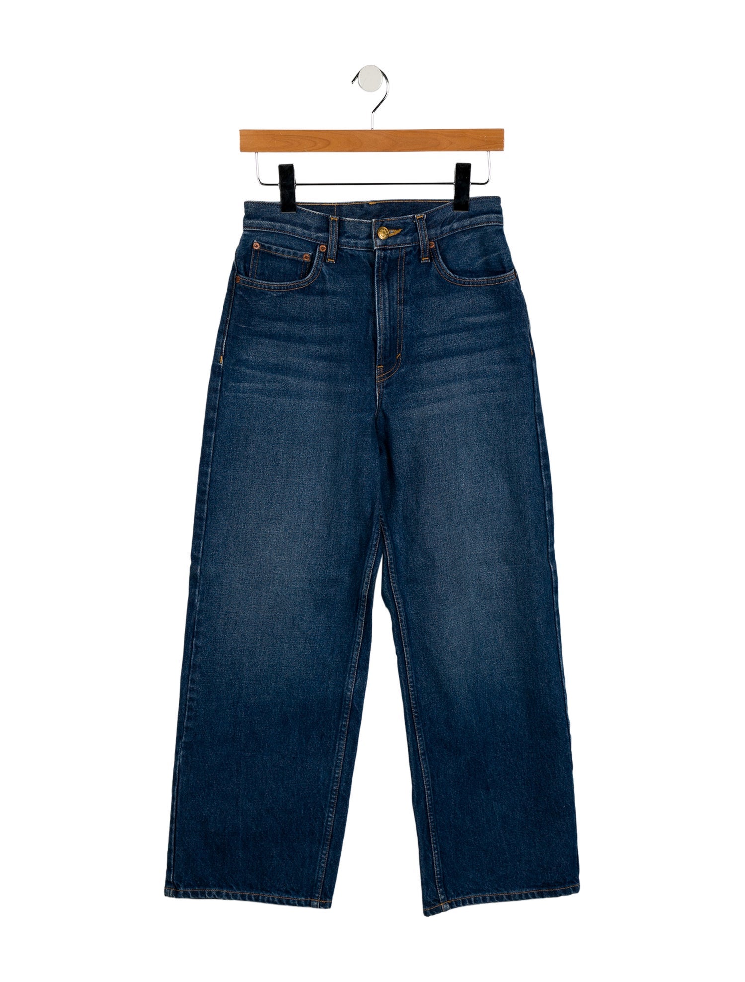 B Sides High-Rise Wide Leg Jeans