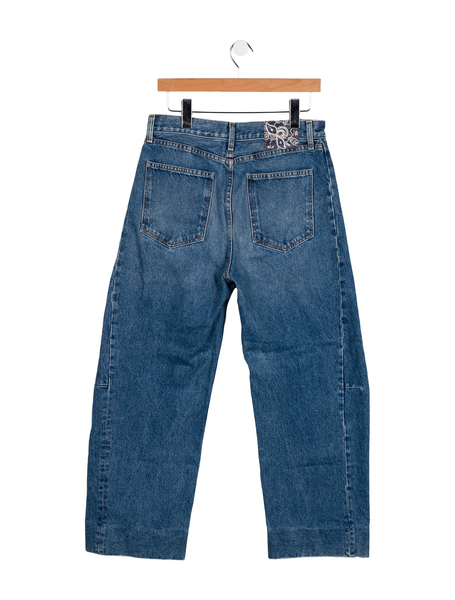 B Sides High-Rise Wide Leg Jeans