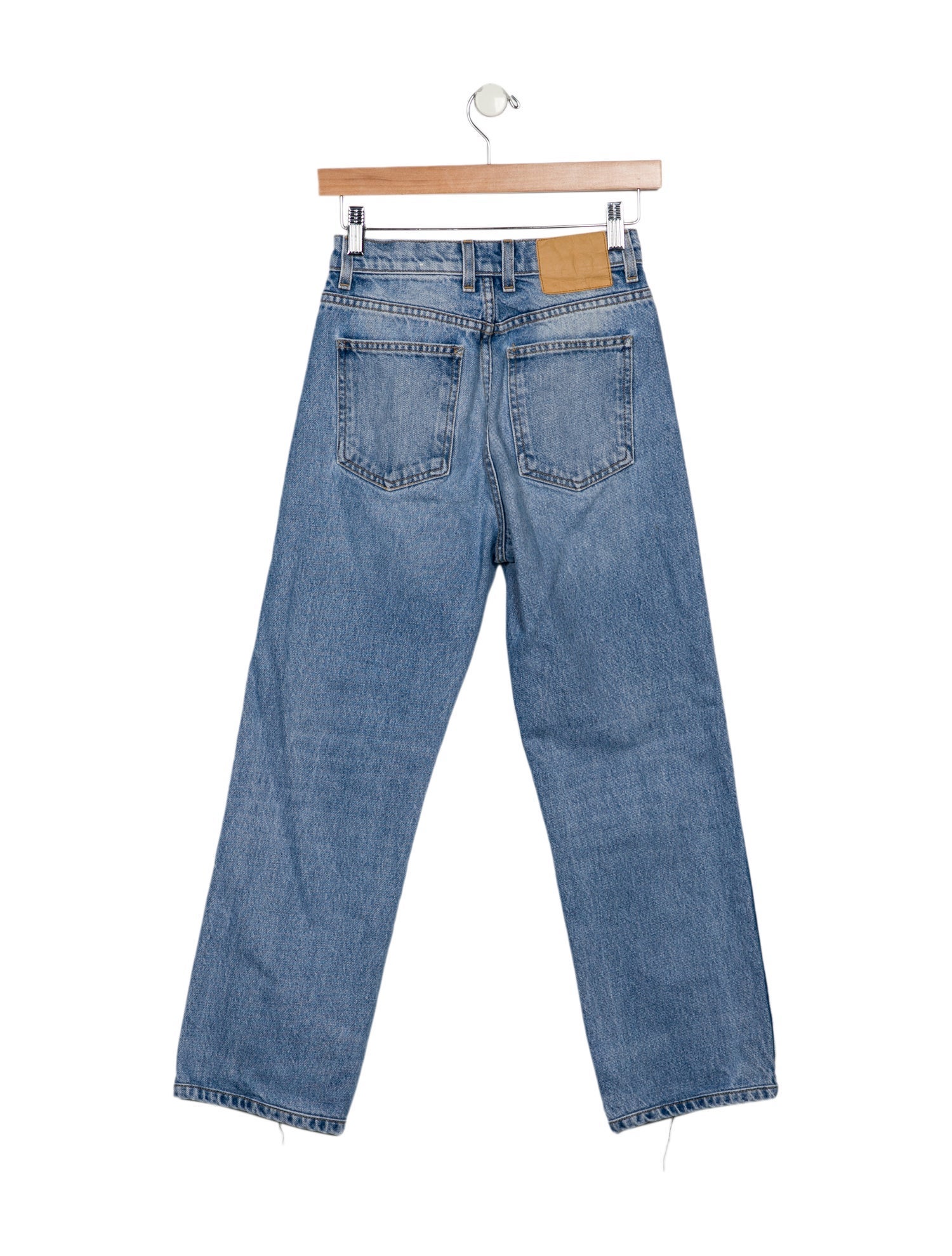 B Sides High-Rise Straight Leg Jeans