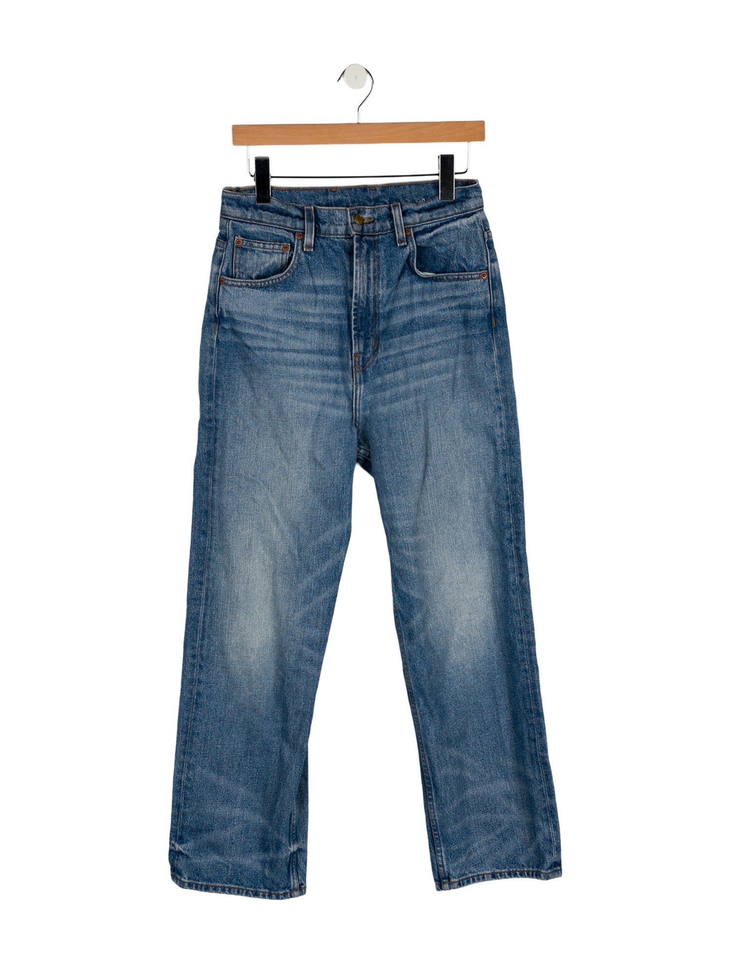 B Sides High-Rise Wide Leg Jeans