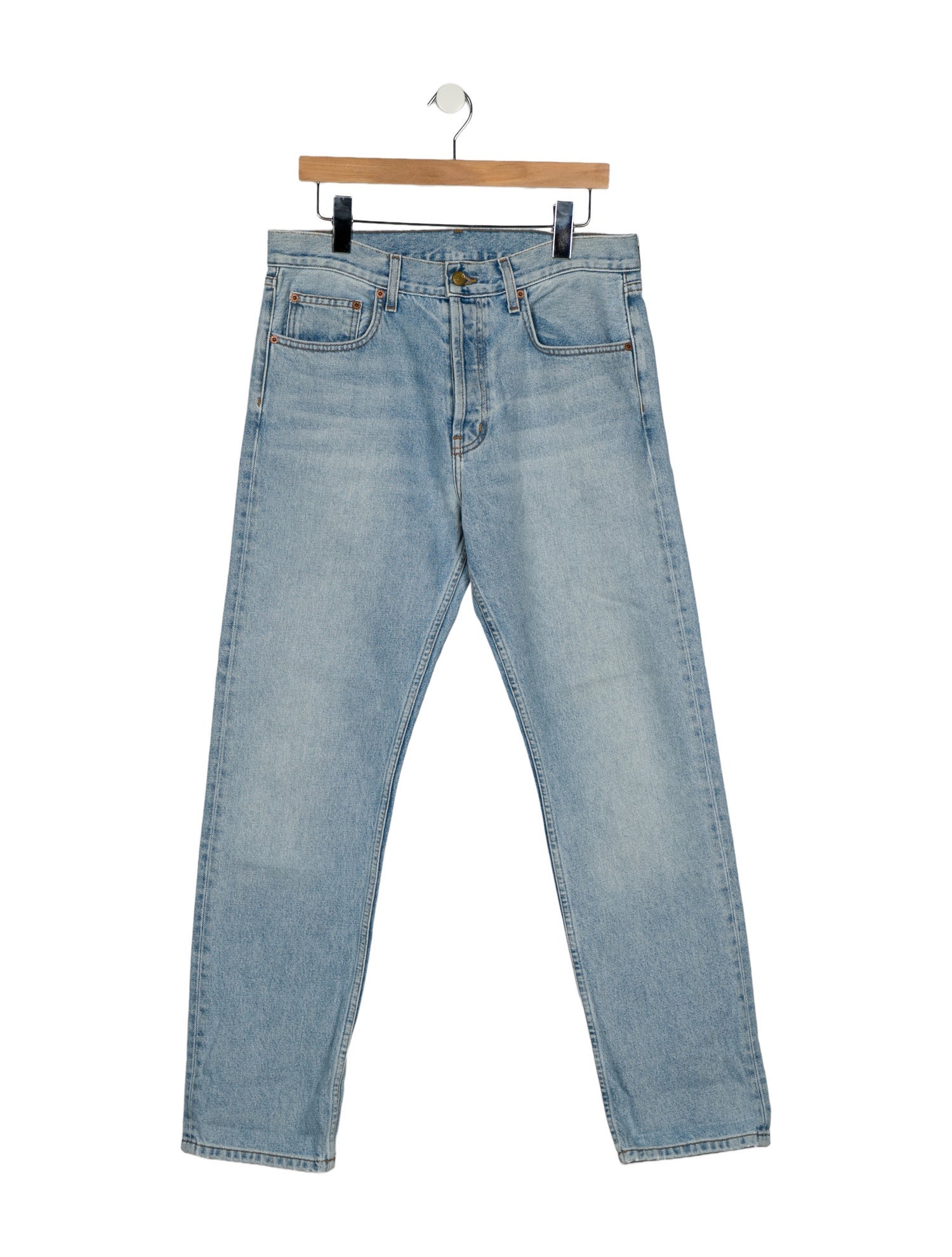 B Sides High-Rise Straight Leg Jeans