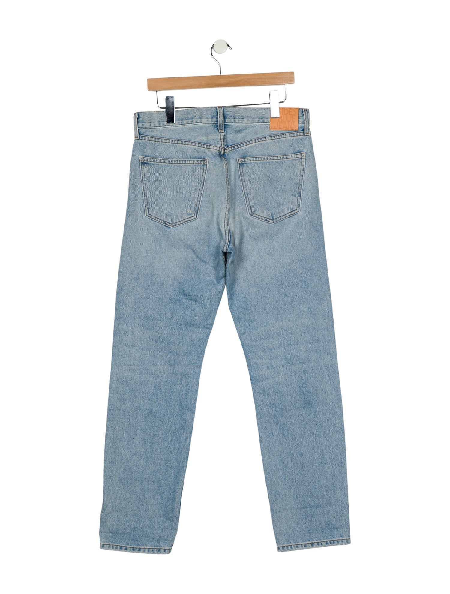 B Sides High-Rise Straight Leg Jeans