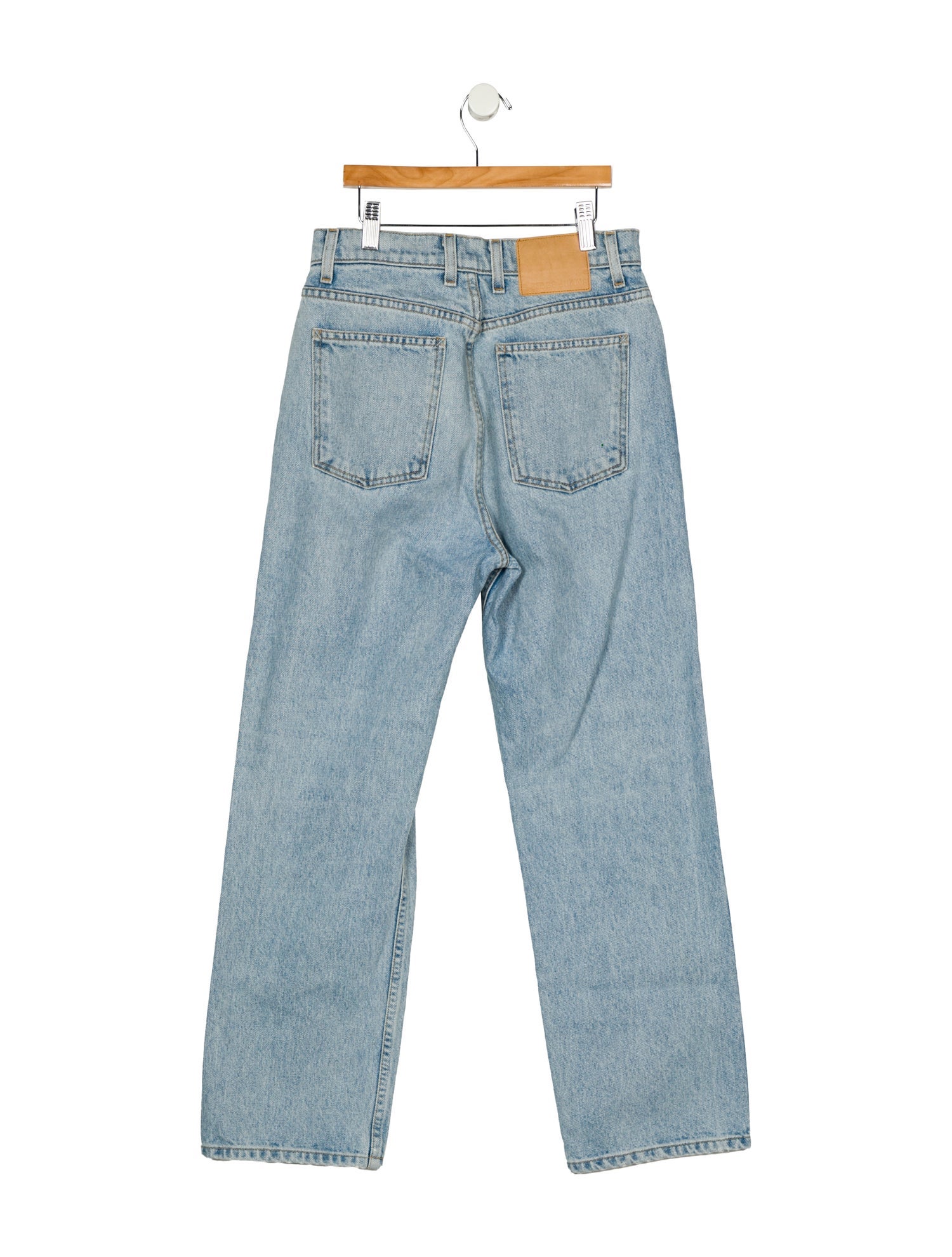B Sides High-Rise Straight Leg Jeans