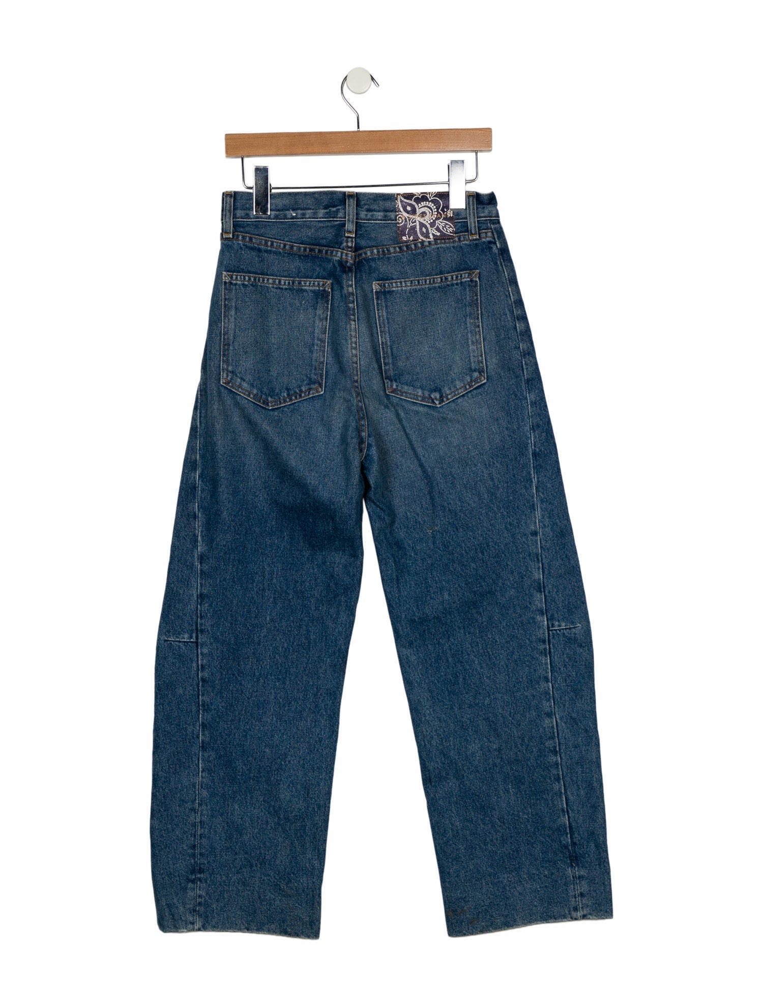 B Sides High-Rise Wide Leg Jeans