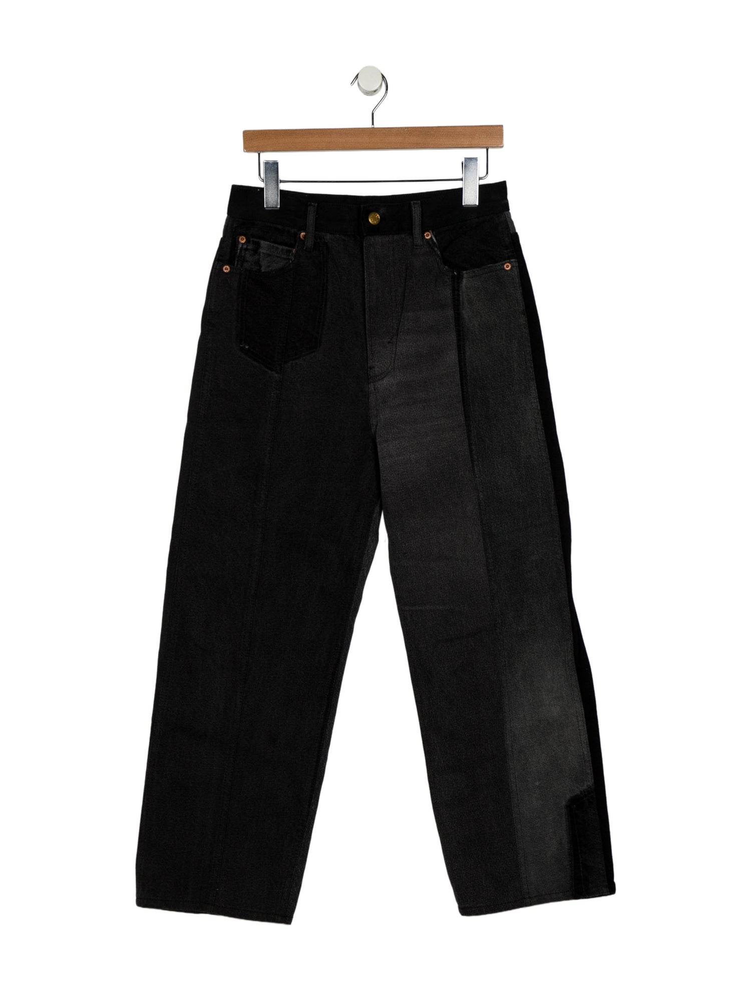 B Sides High-Rise Wide Leg Jeans