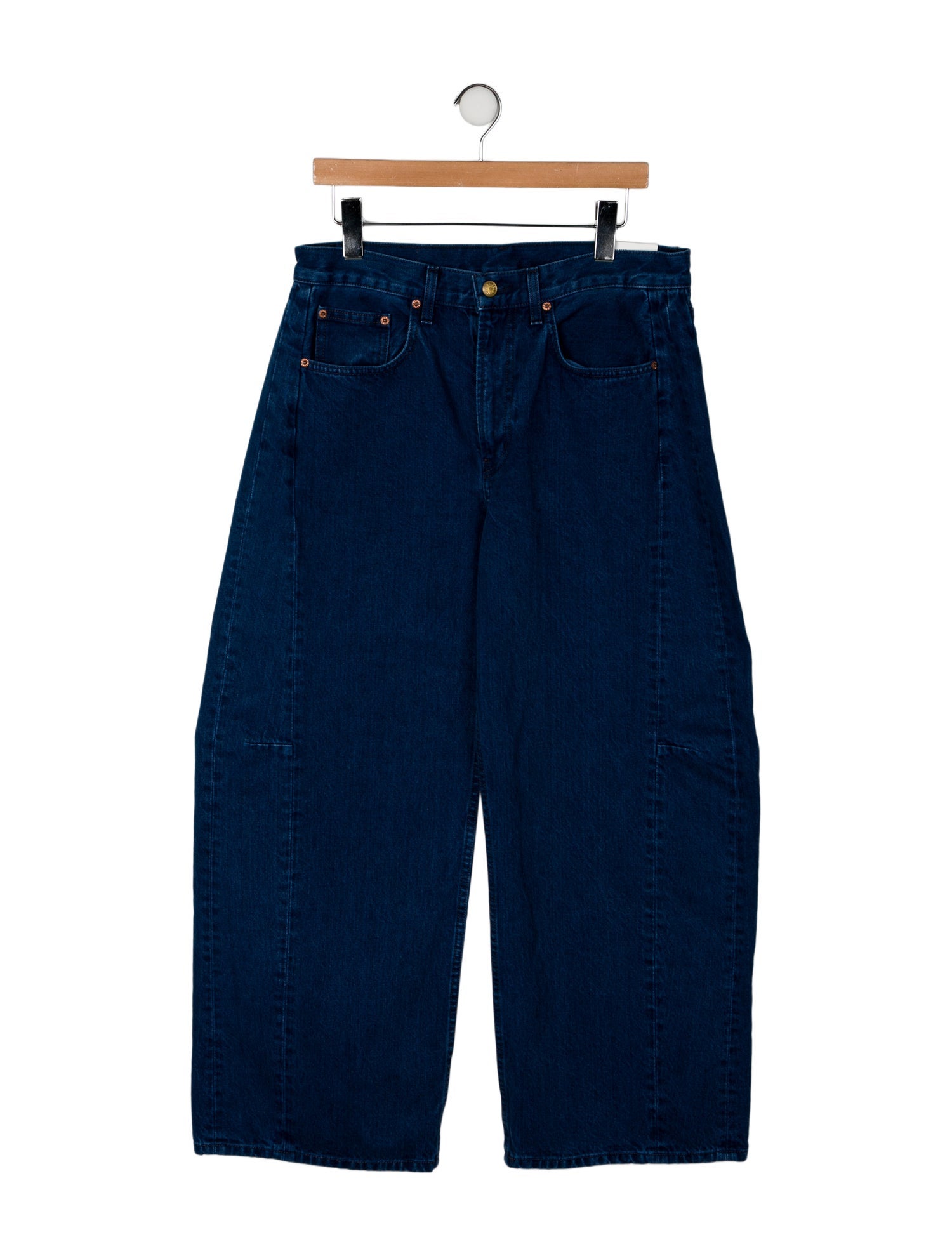 B Sides High-Rise Wide Leg Jeans