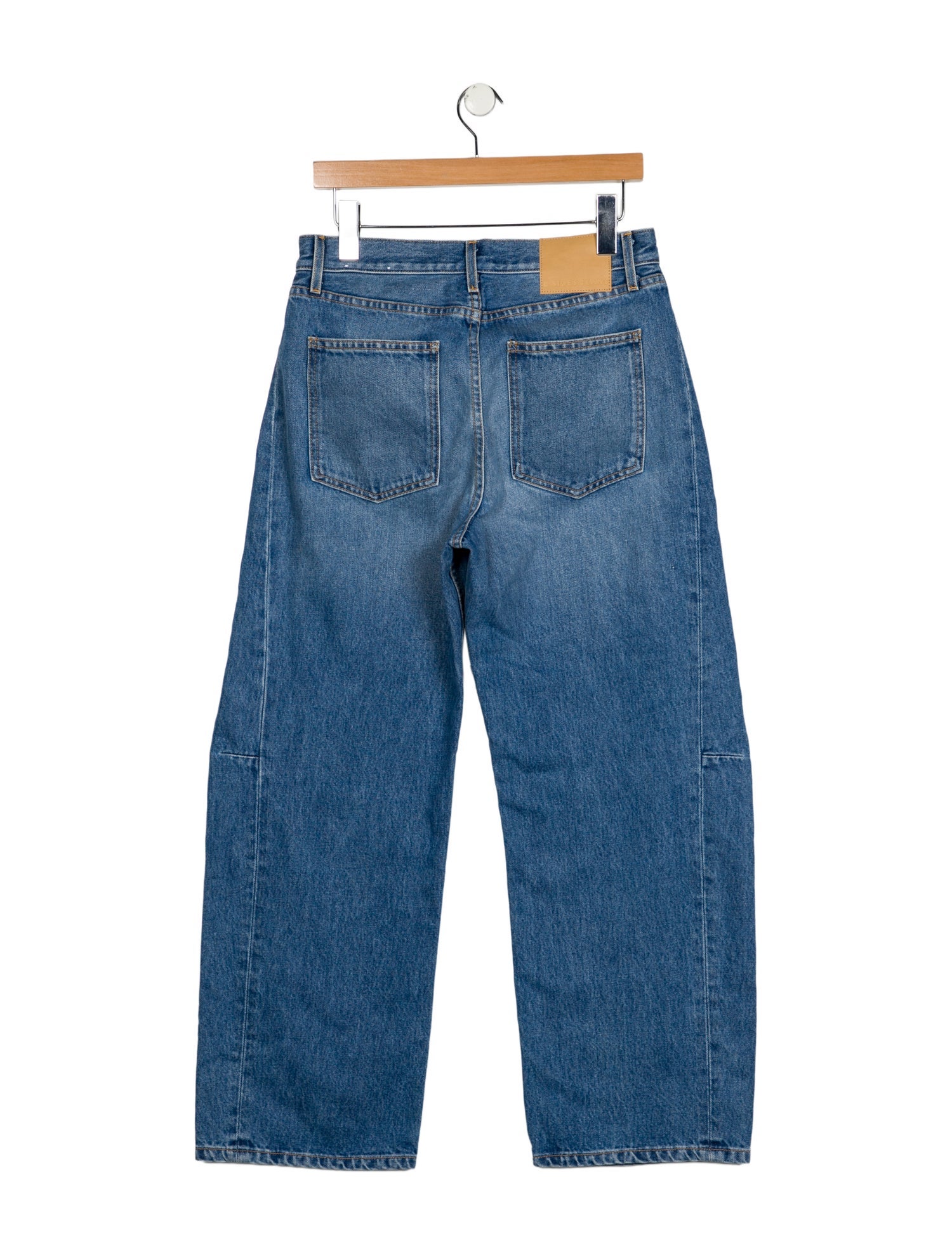 B Sides High-Rise Wide Leg Jeans