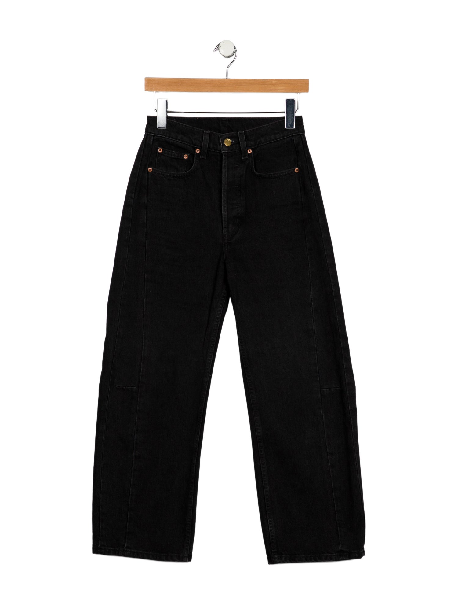 B Sides High-Rise Wide Leg Jeans