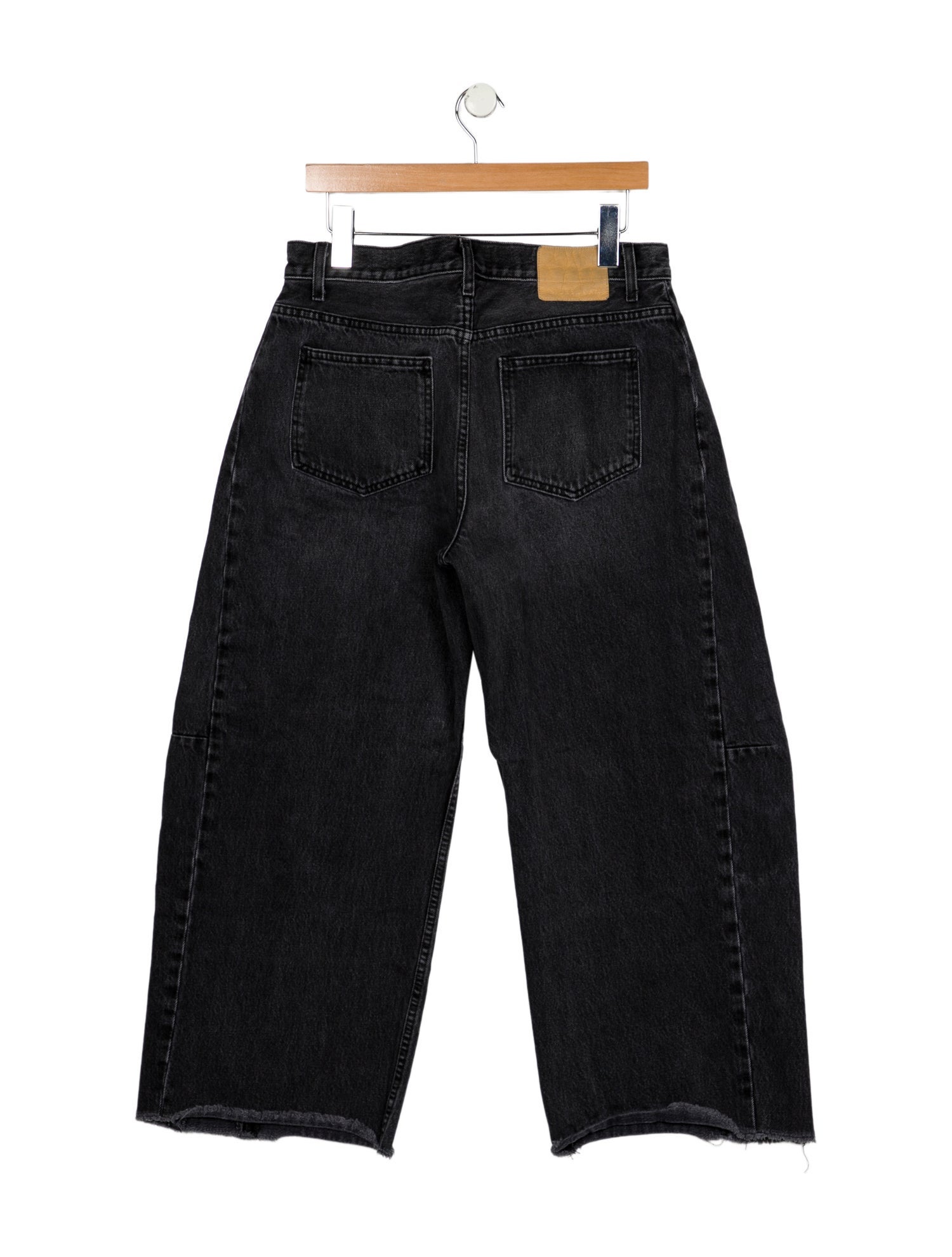 B Sides Mid-Rise Wide Leg Jeans