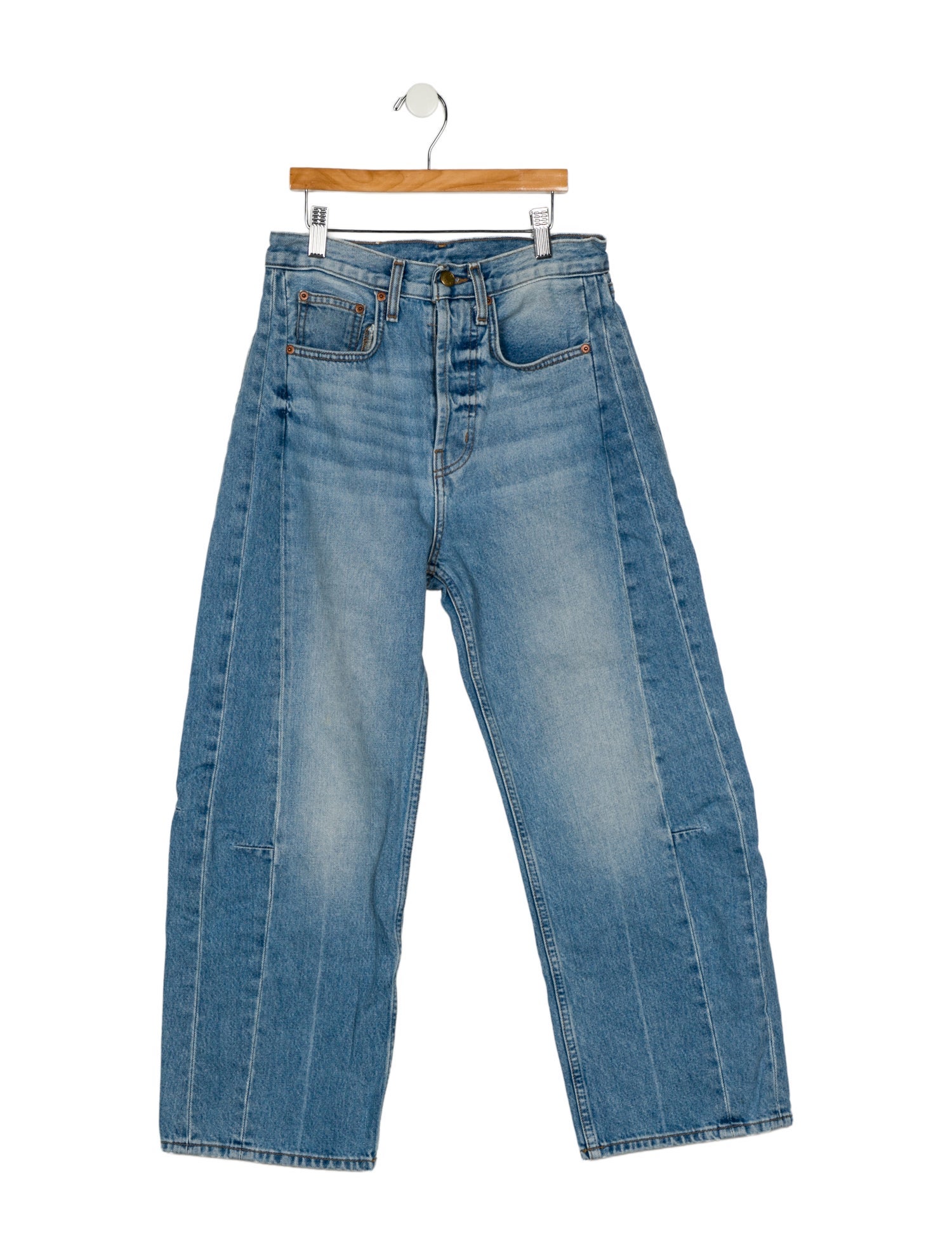 B Sides High-Rise Wide Leg Jeans
