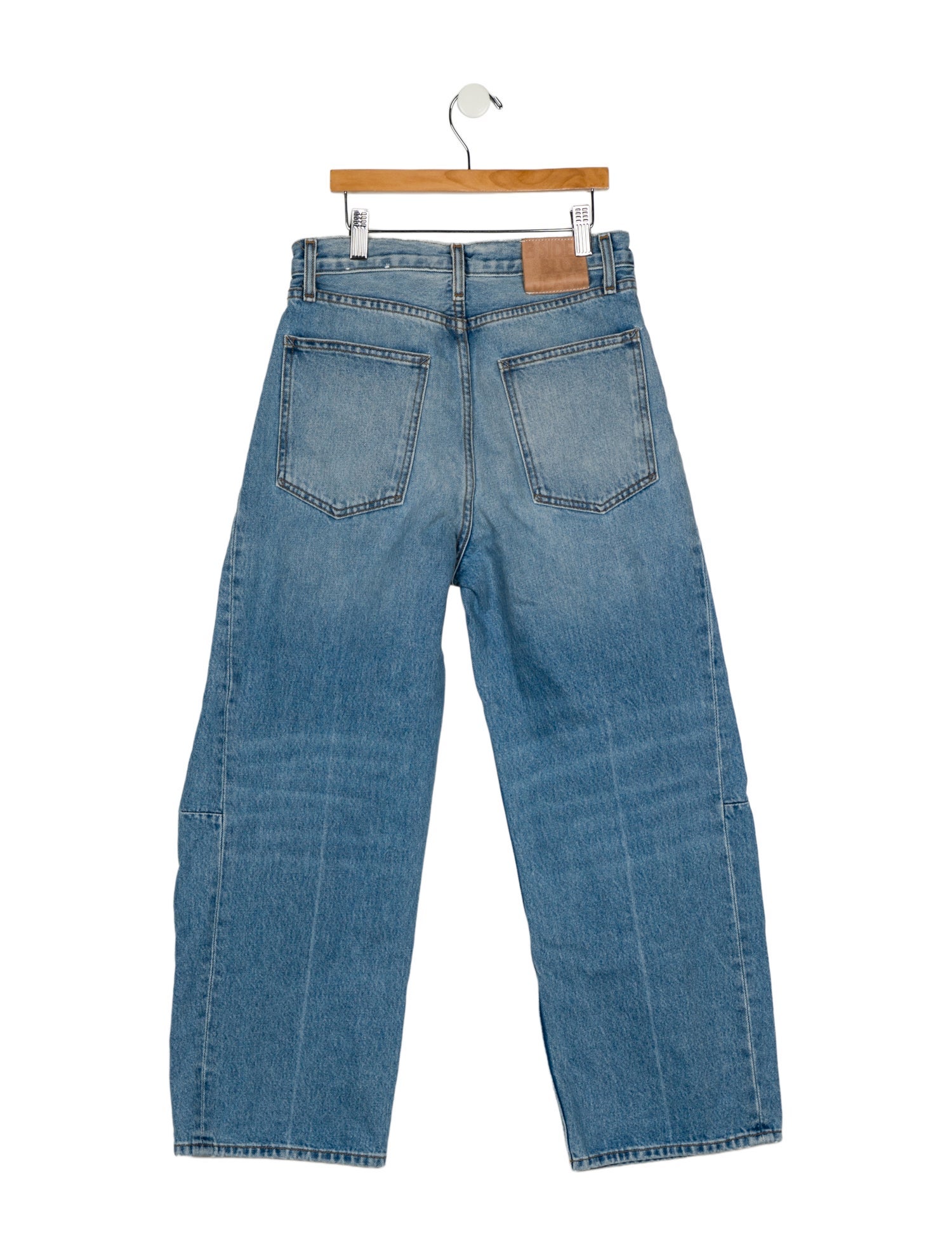 B Sides High-Rise Wide Leg Jeans