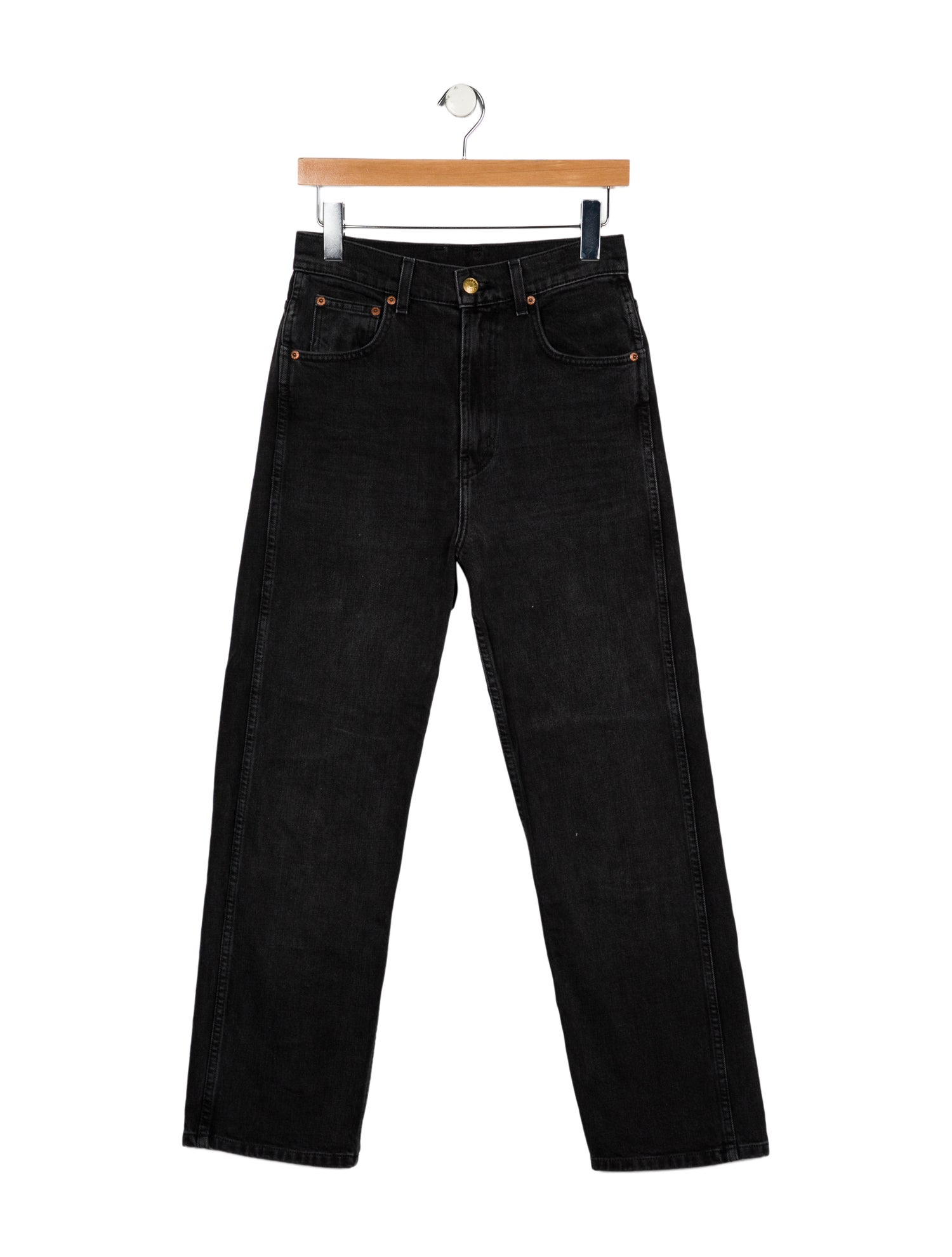 B Sides High-Rise Straight Leg Jeans